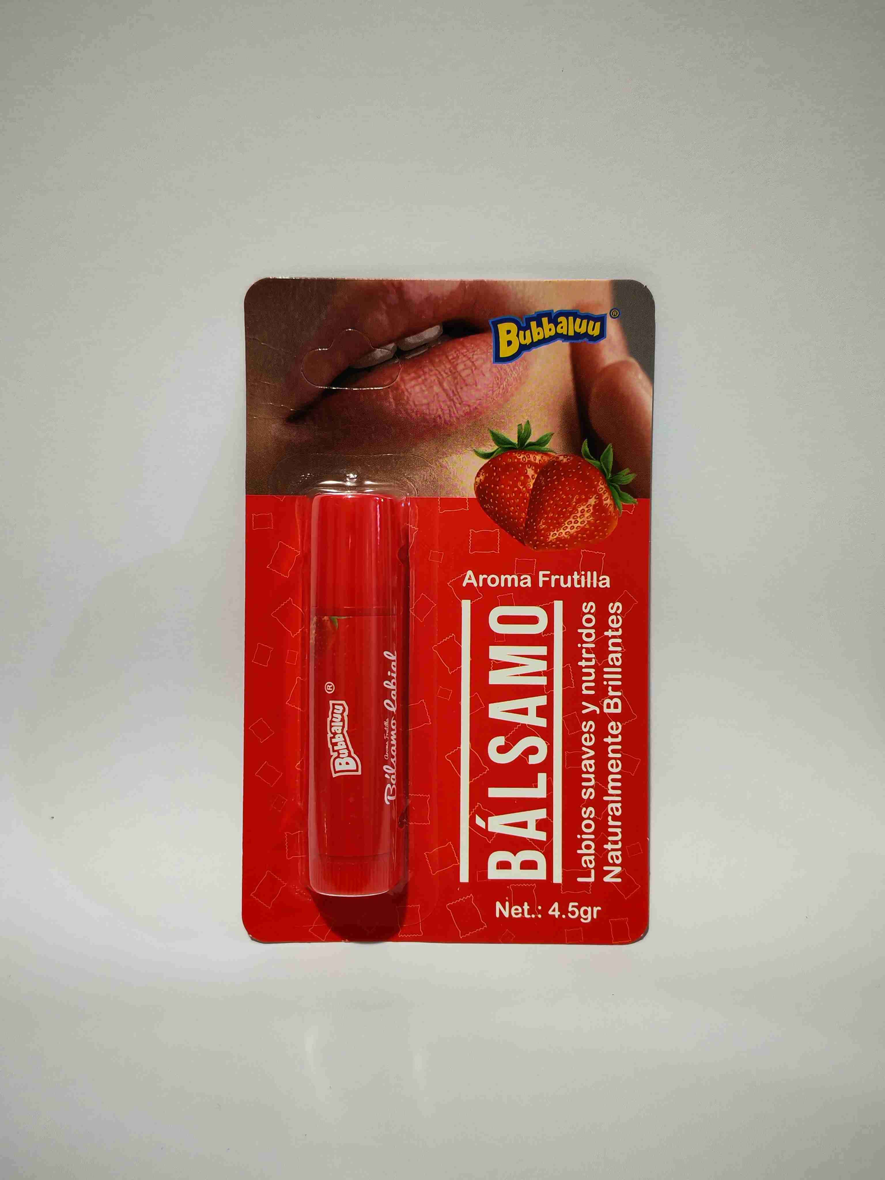 Bálsamo labial Bubbaluu frutilla