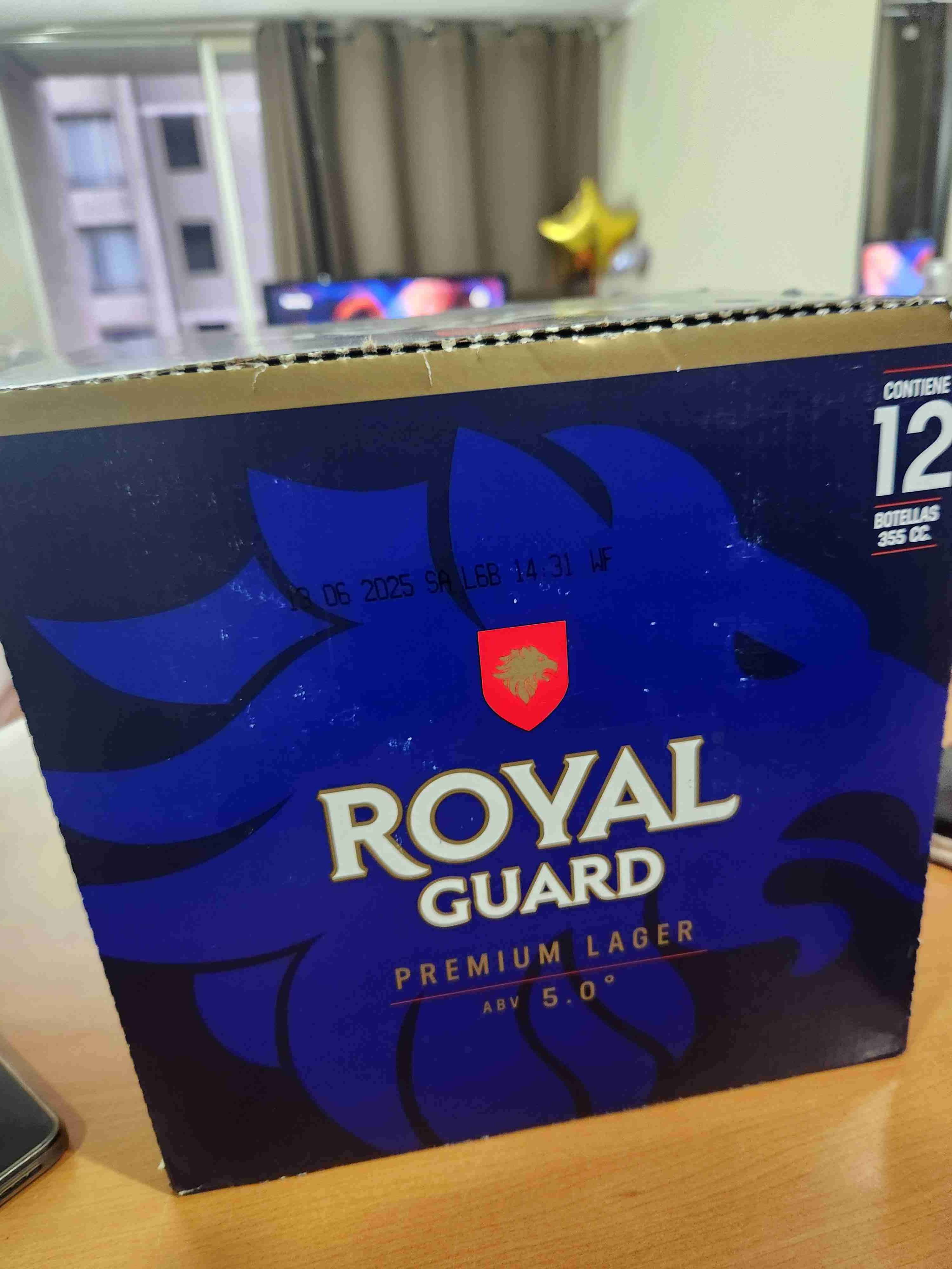 Pack cervezas Royal Guard 12x355ml