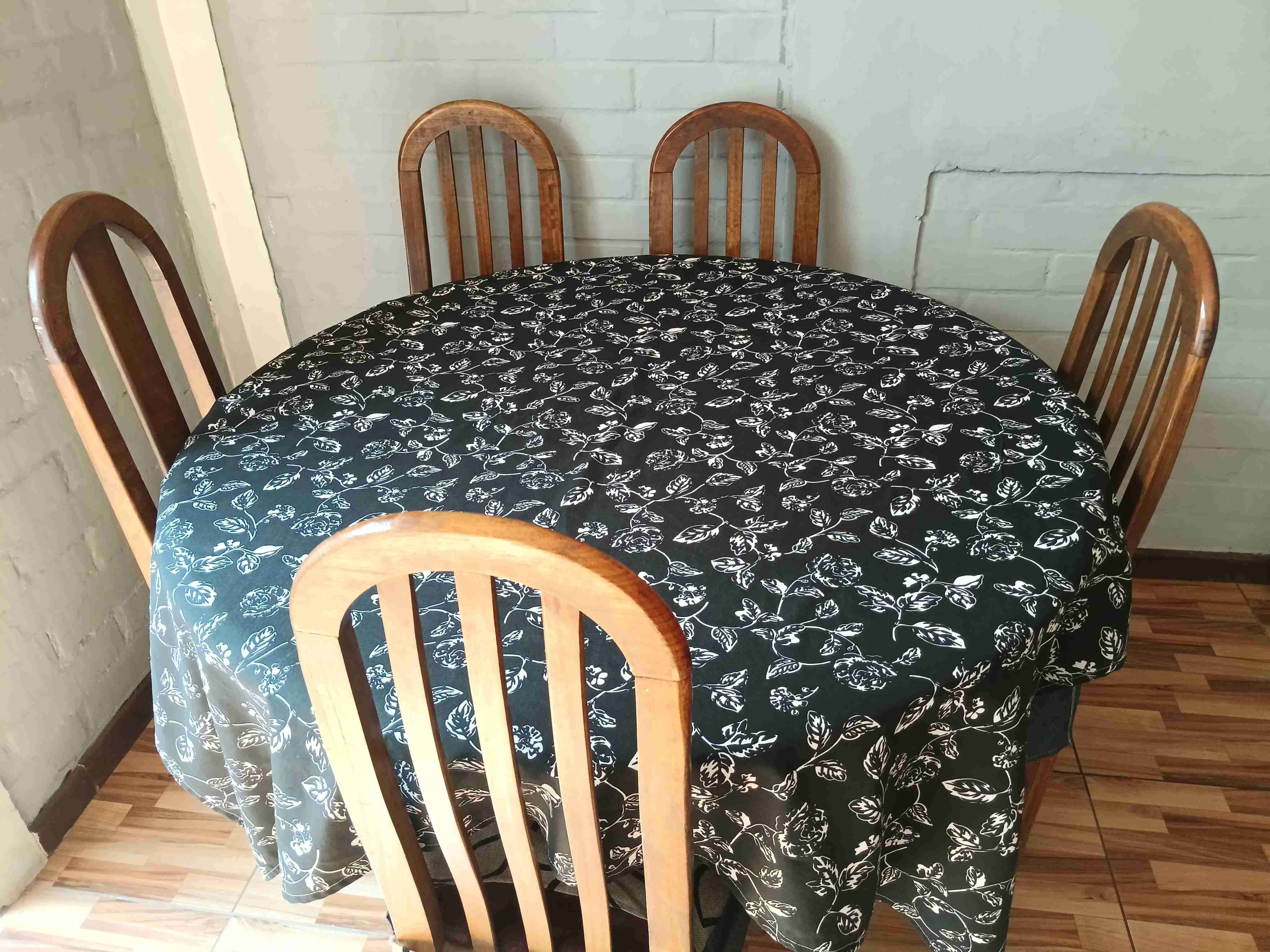 Set comedor madera 6 sillas