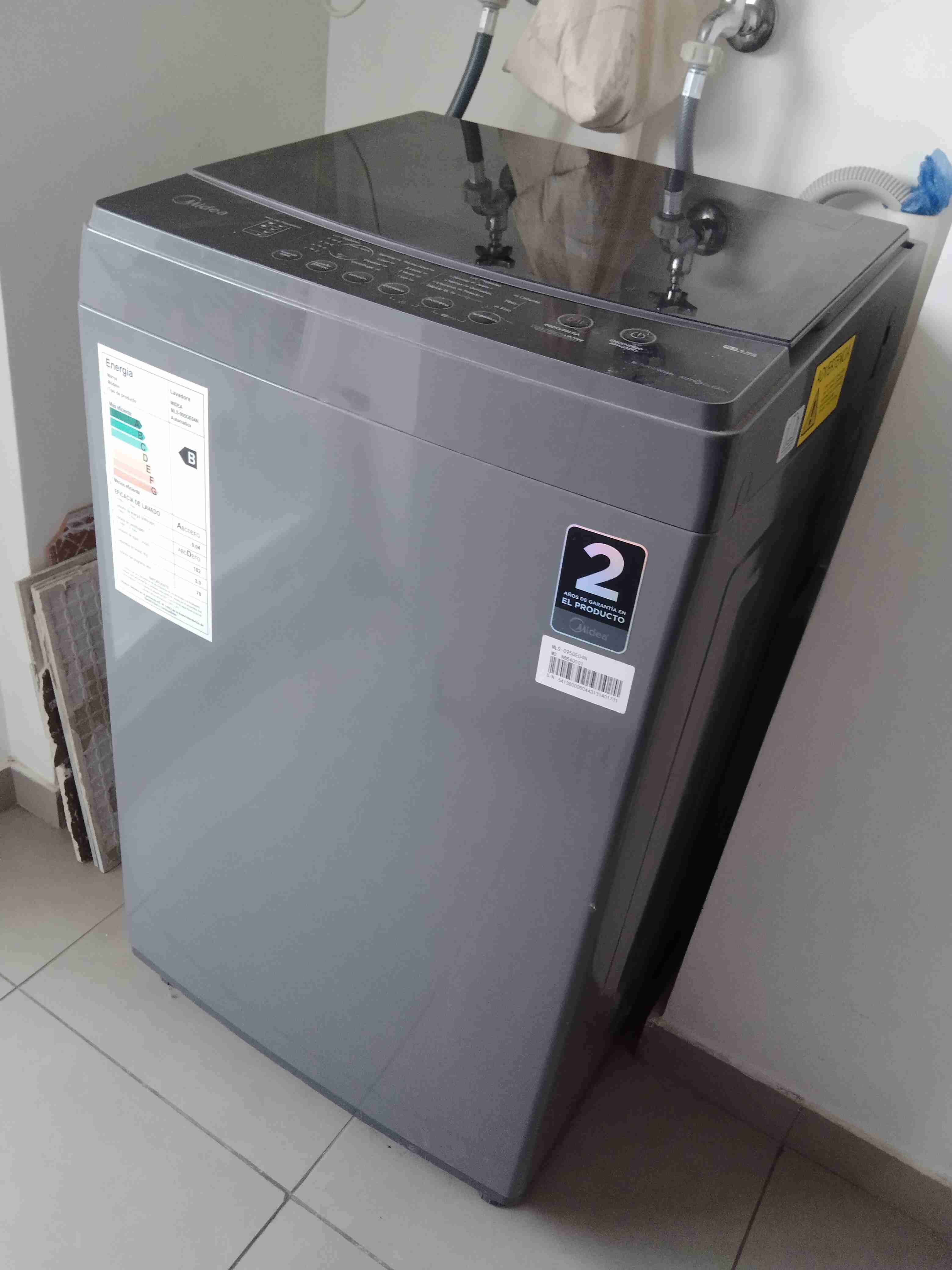 Lavadora Midea carga superior