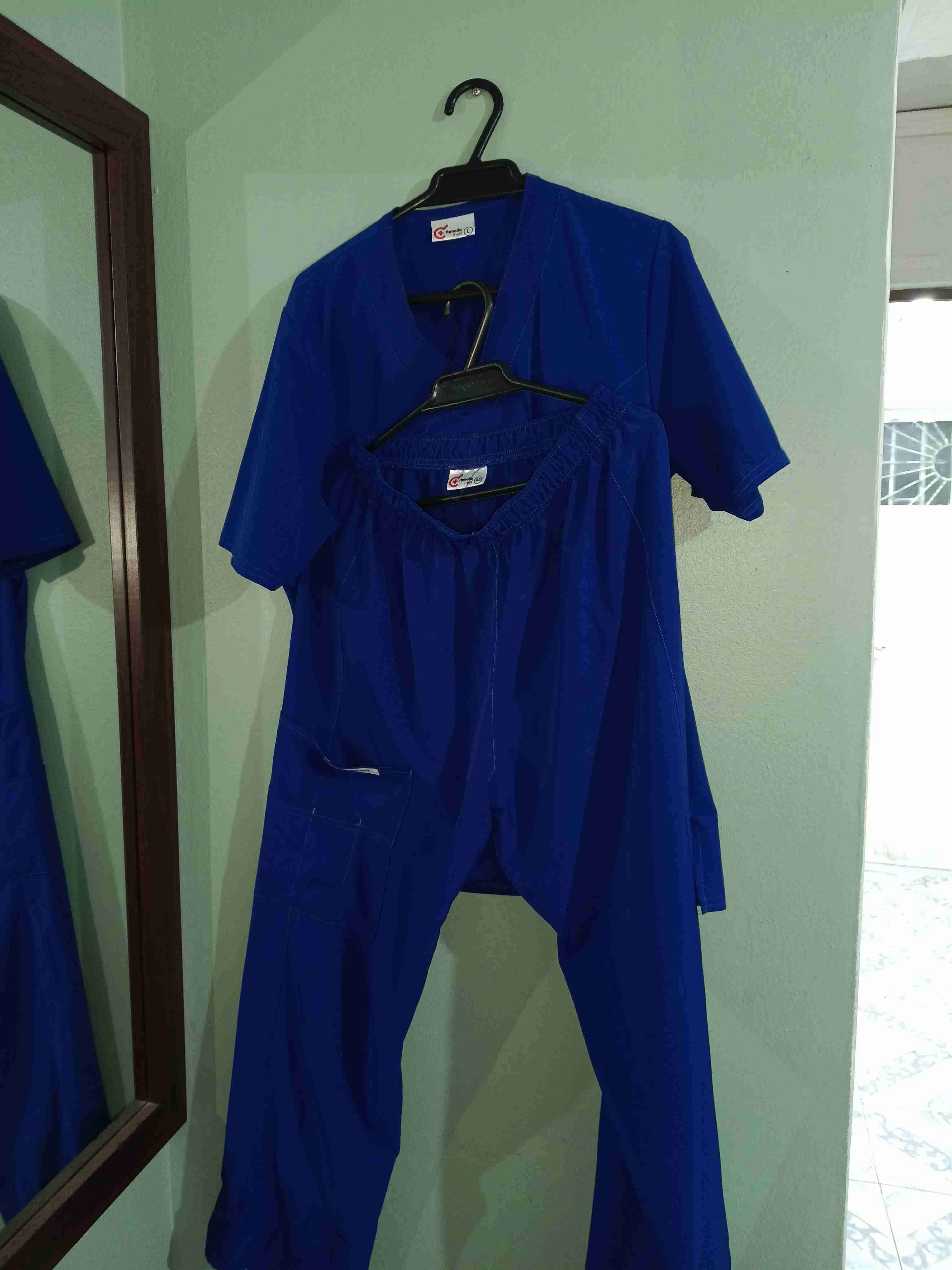 Uniforme médico azul Antifluido talla L