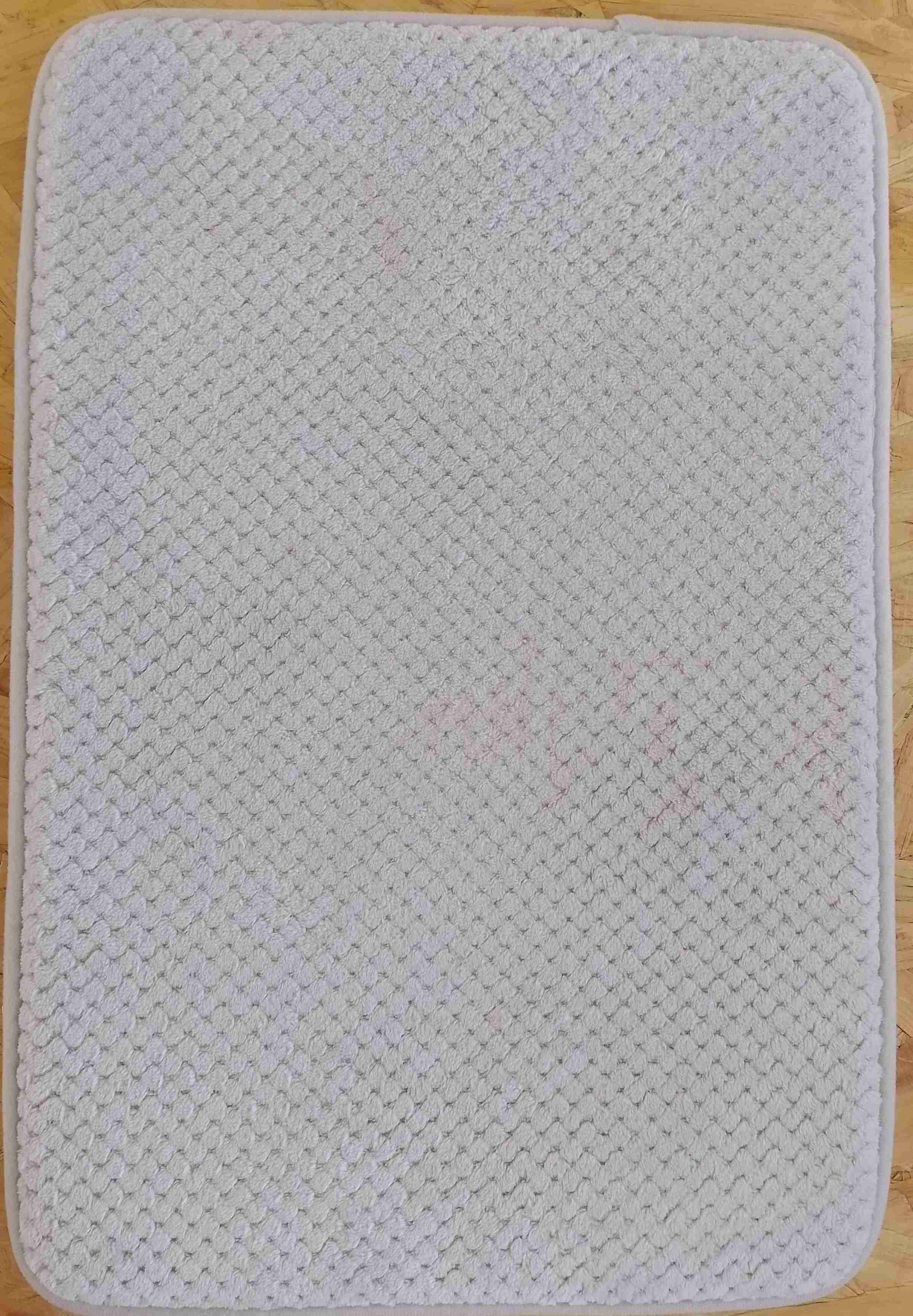 Alfombra antideslizante gris, azul