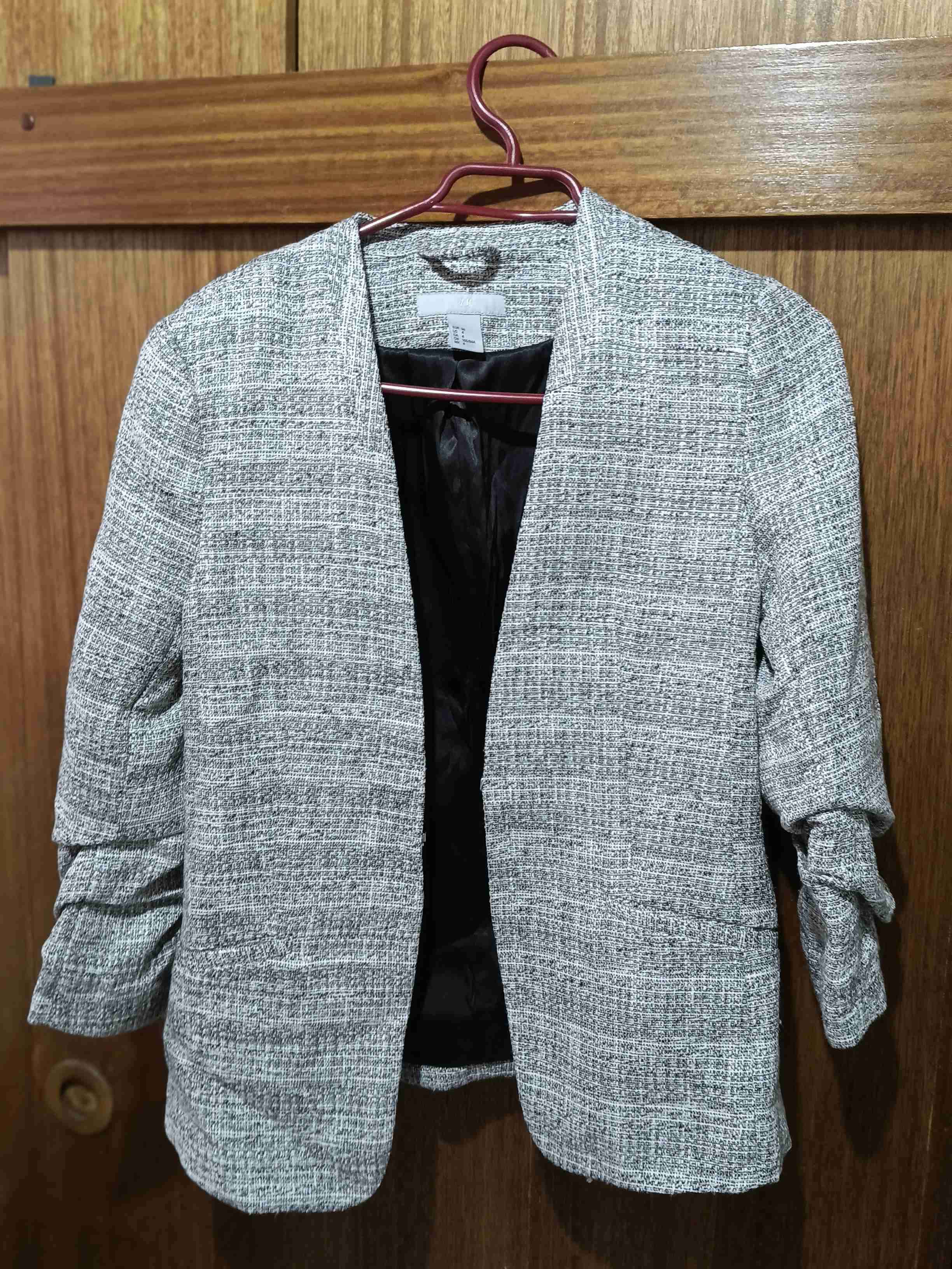 Blazer gris mujer