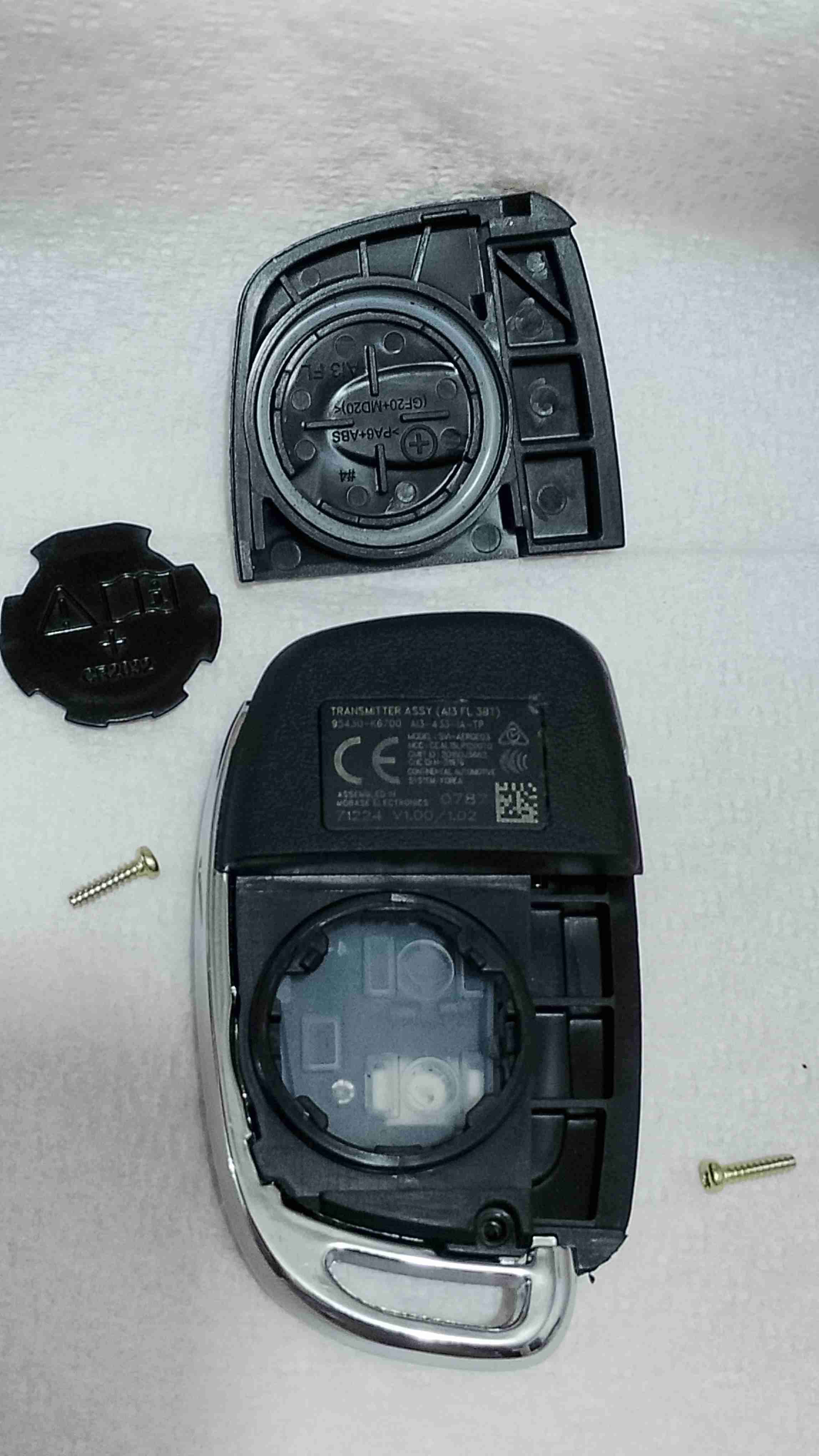 Carcasa control remoto auto- Hyundai