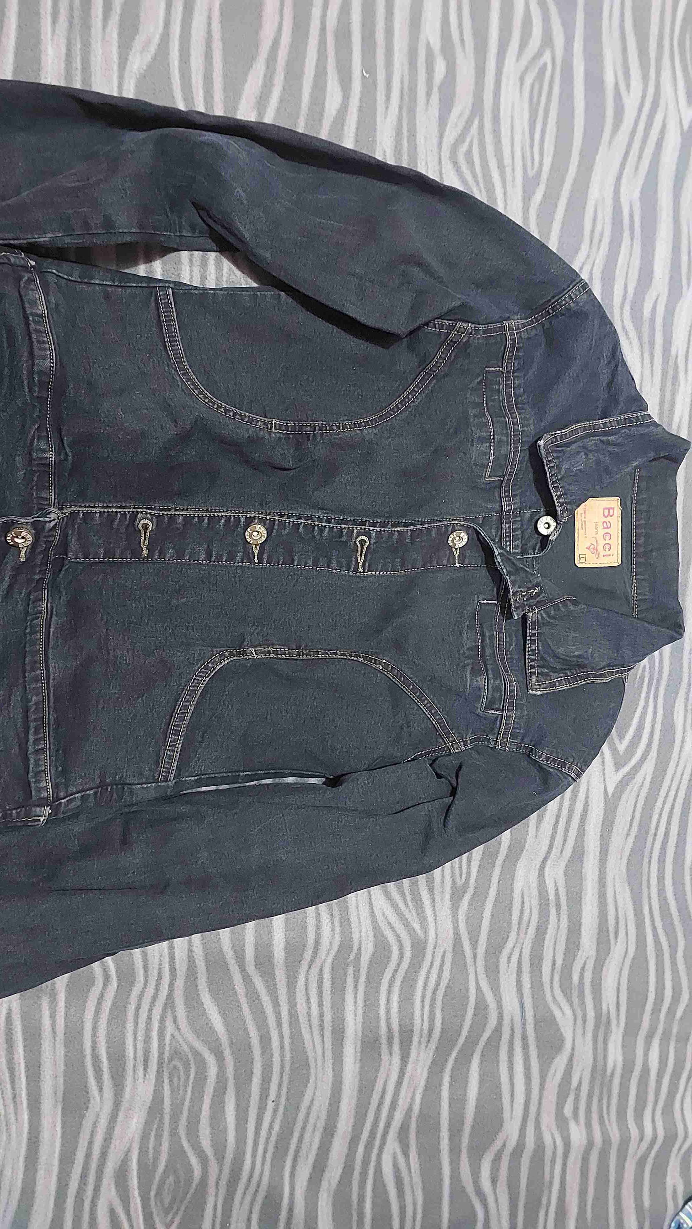 Chaqueta de mezclilla azul