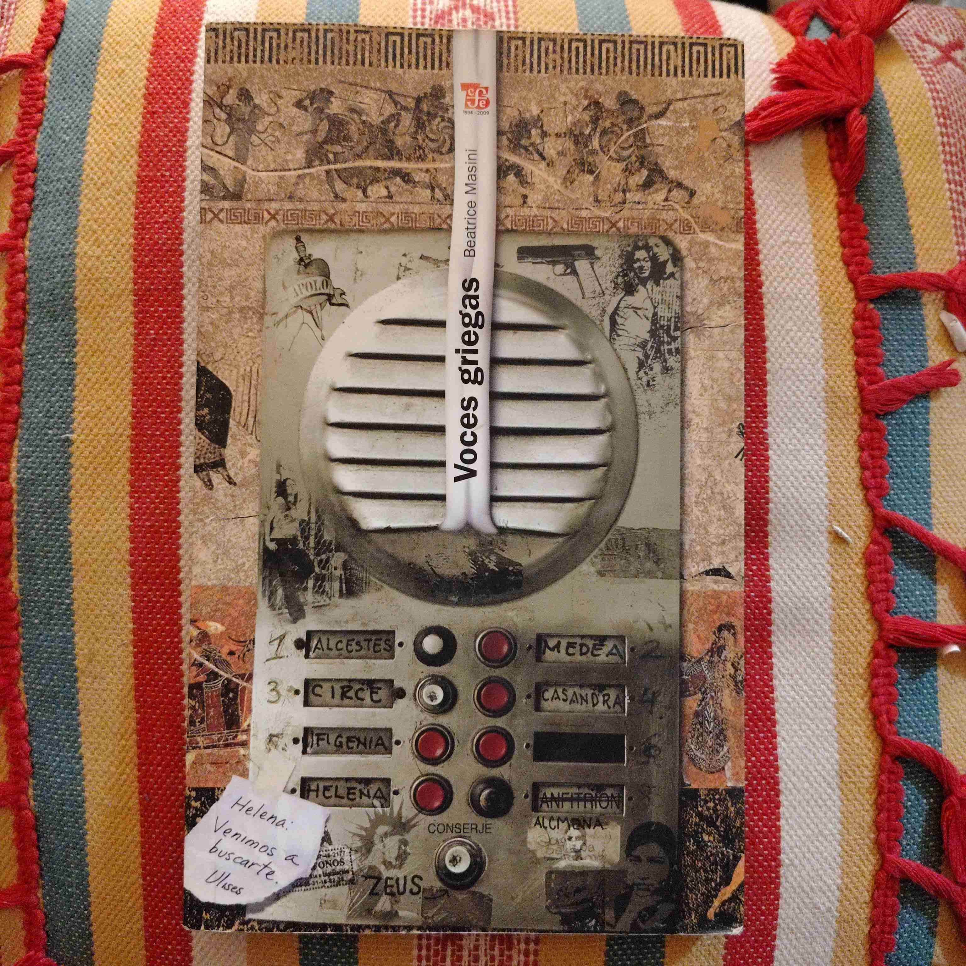 Libro Voces Griegas de Beatrice Masini