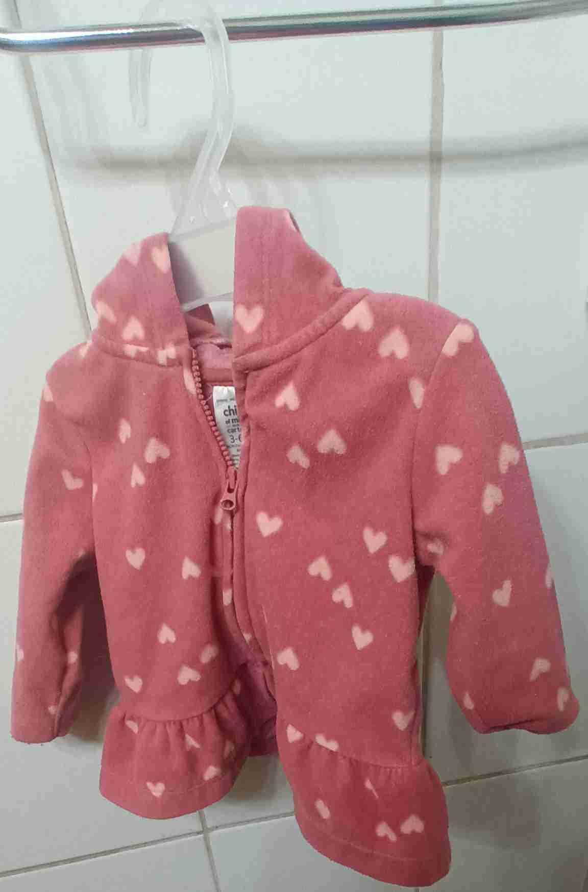 Chaqueta rosada para niña 3 - 6 meses