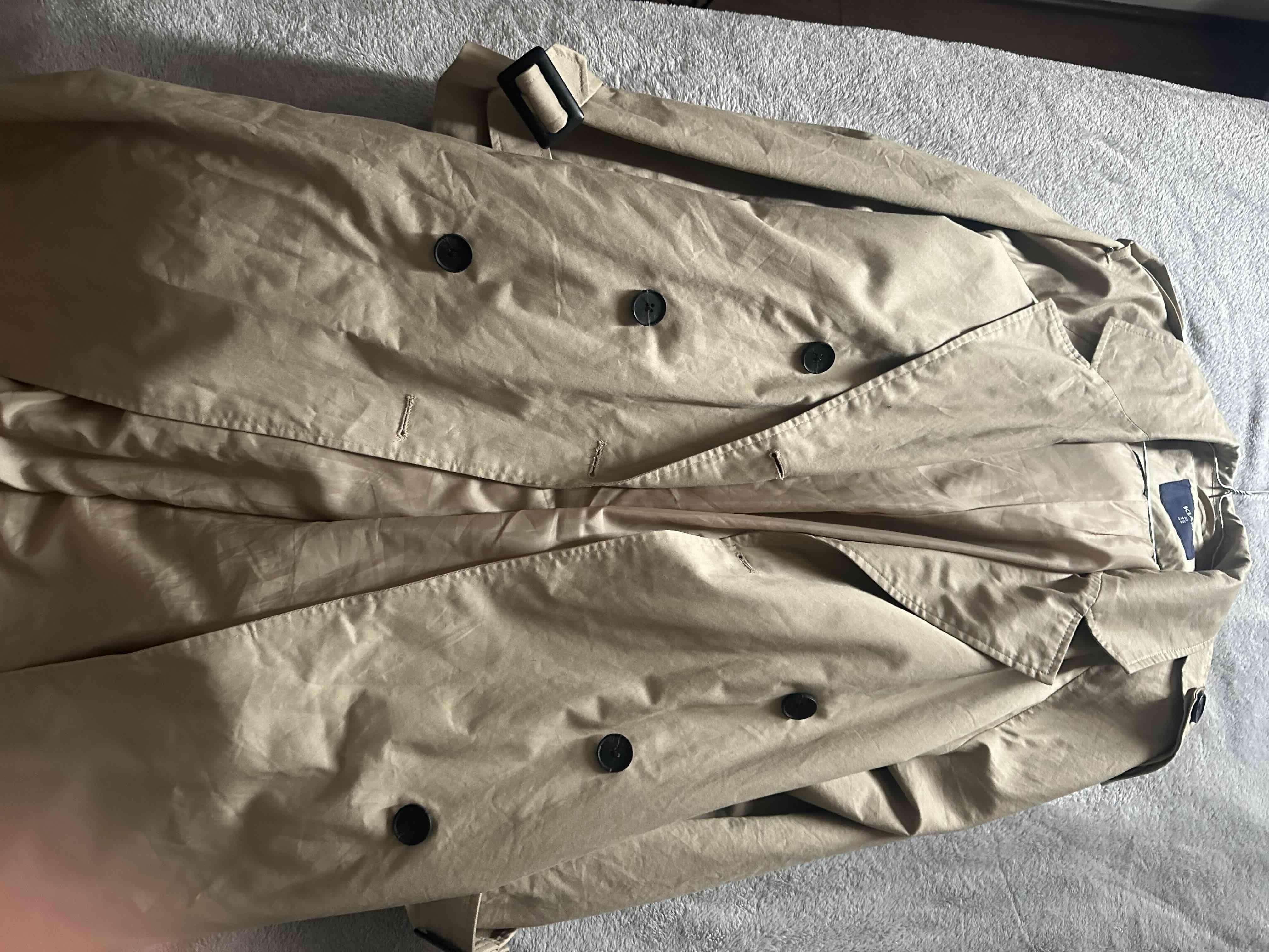 Abrigo trench beige dama