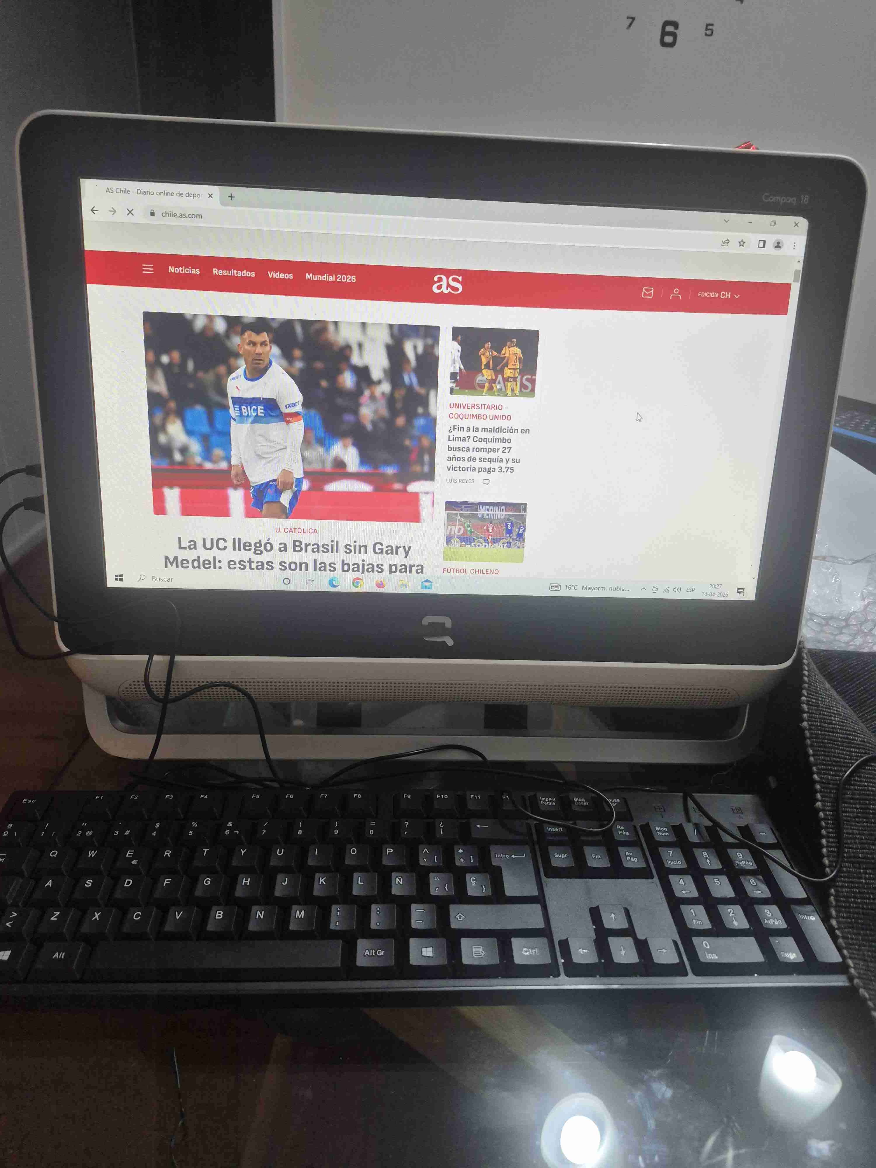 Computador HP Todo en Uno