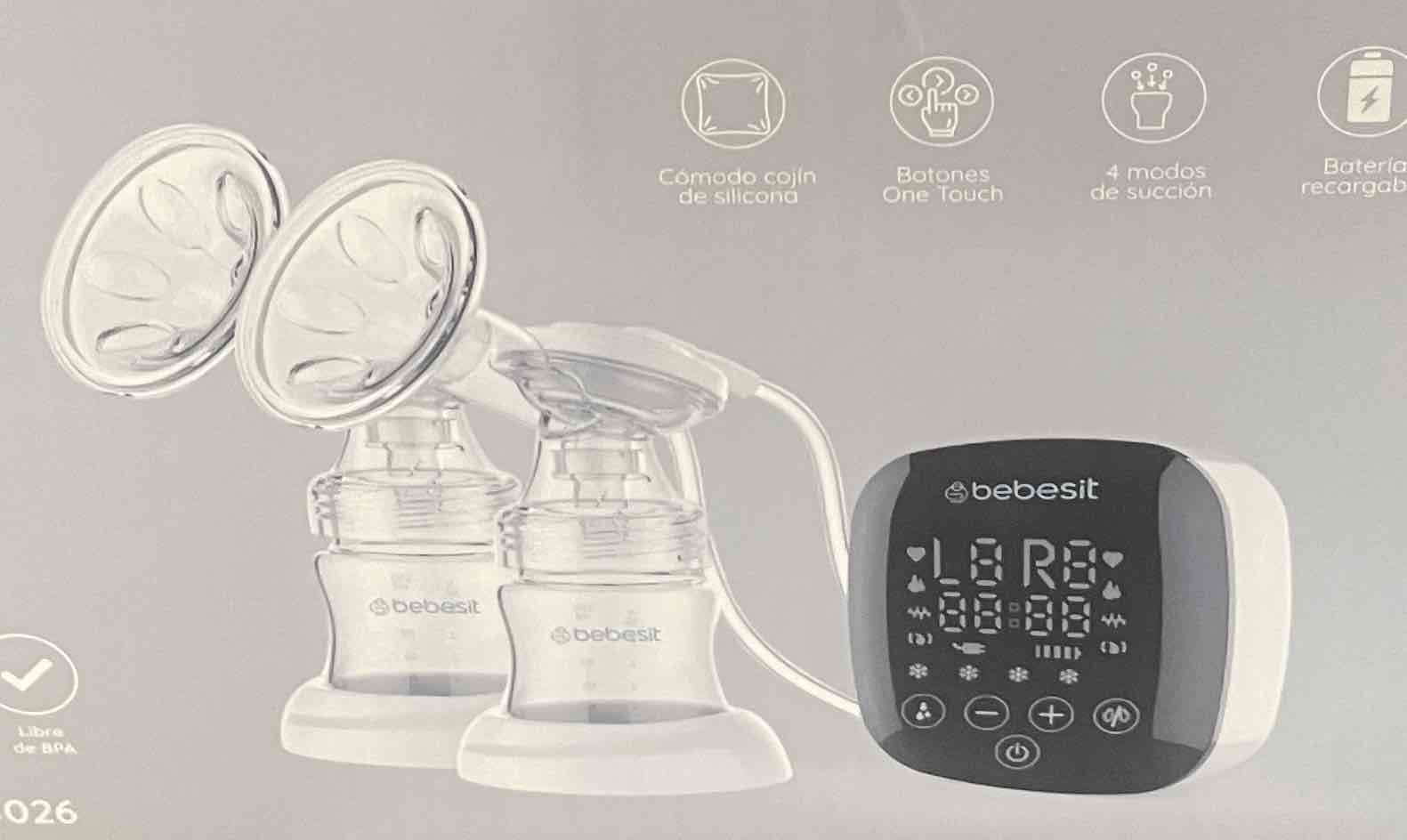 Extractor de leche eléctrico Bebesit