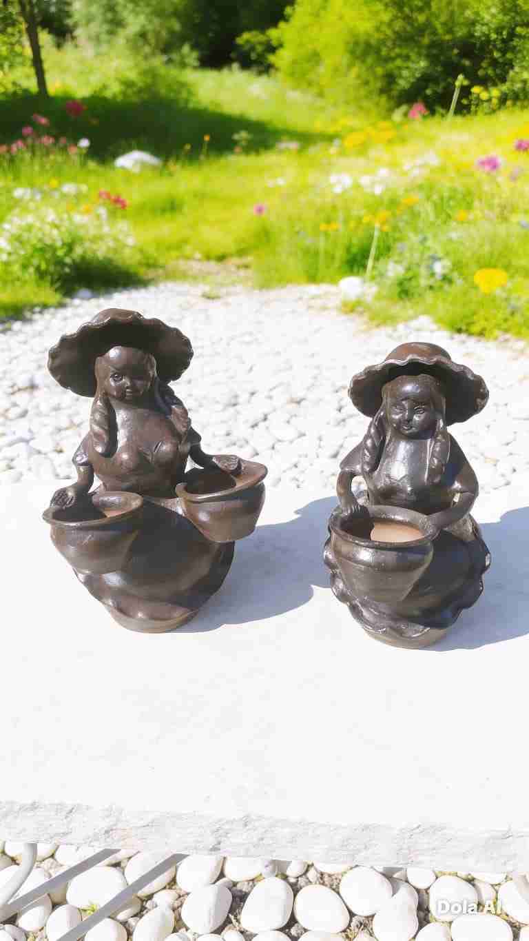 Estatuillas decorativas de figuras femeninas