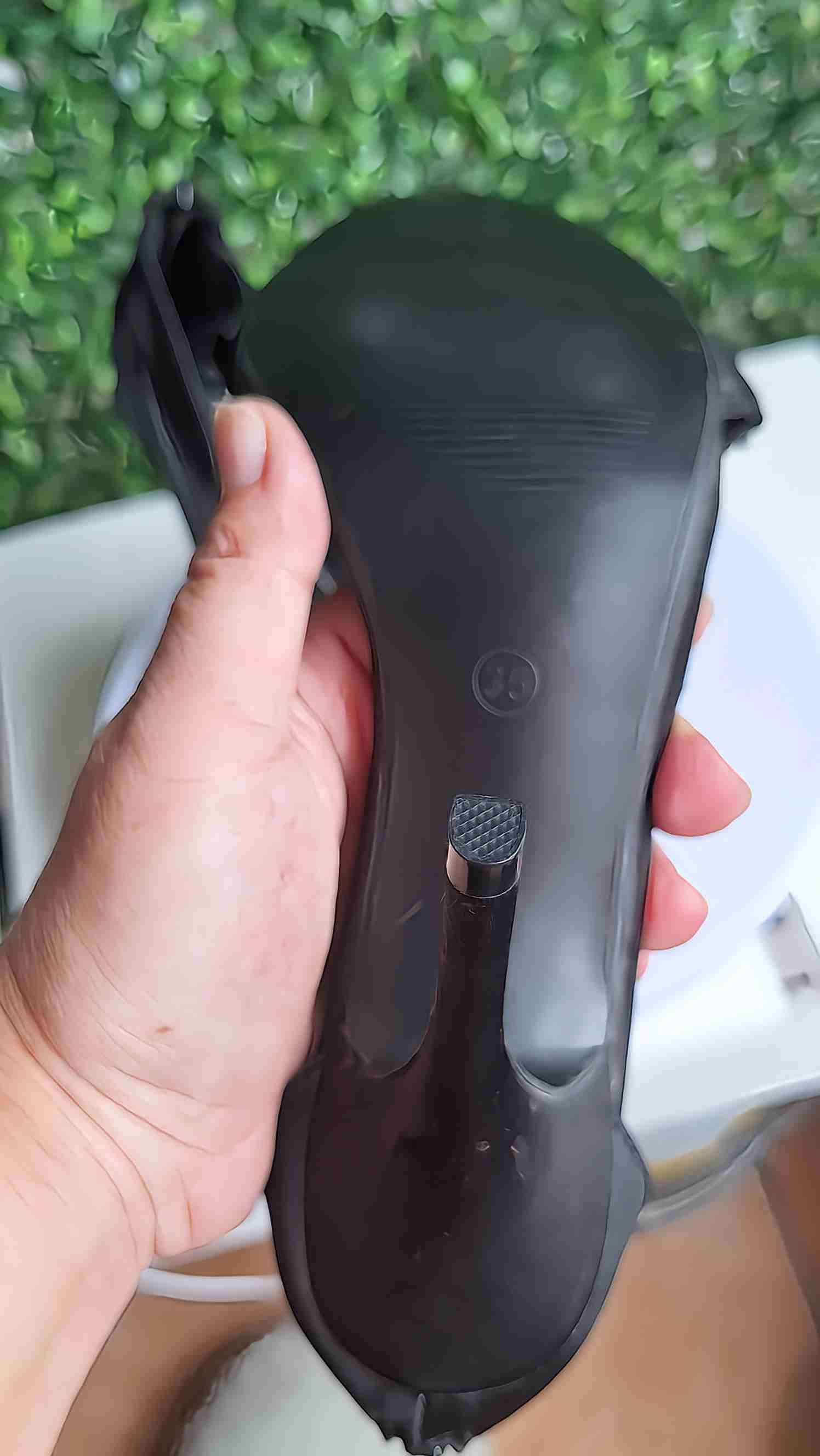 Sandalias Basement Nuevas negros con brillantes - miniatura 2