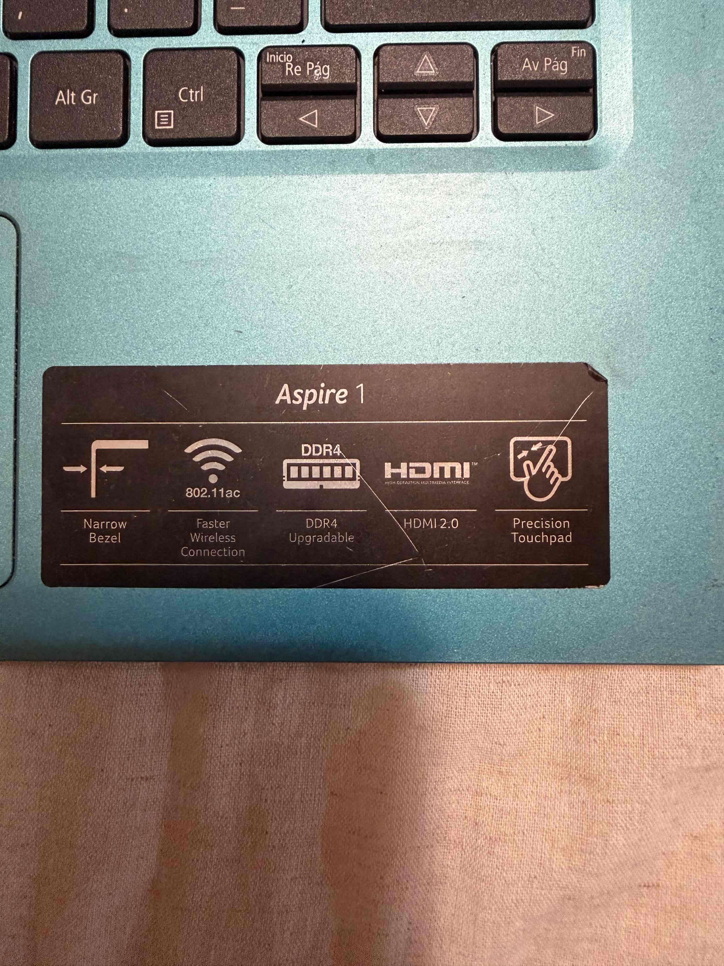 Notebook Acer Aspire 1 Turquesa