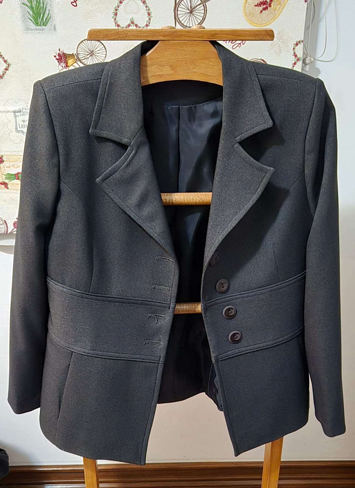 Blazer gris oscuro Mujer