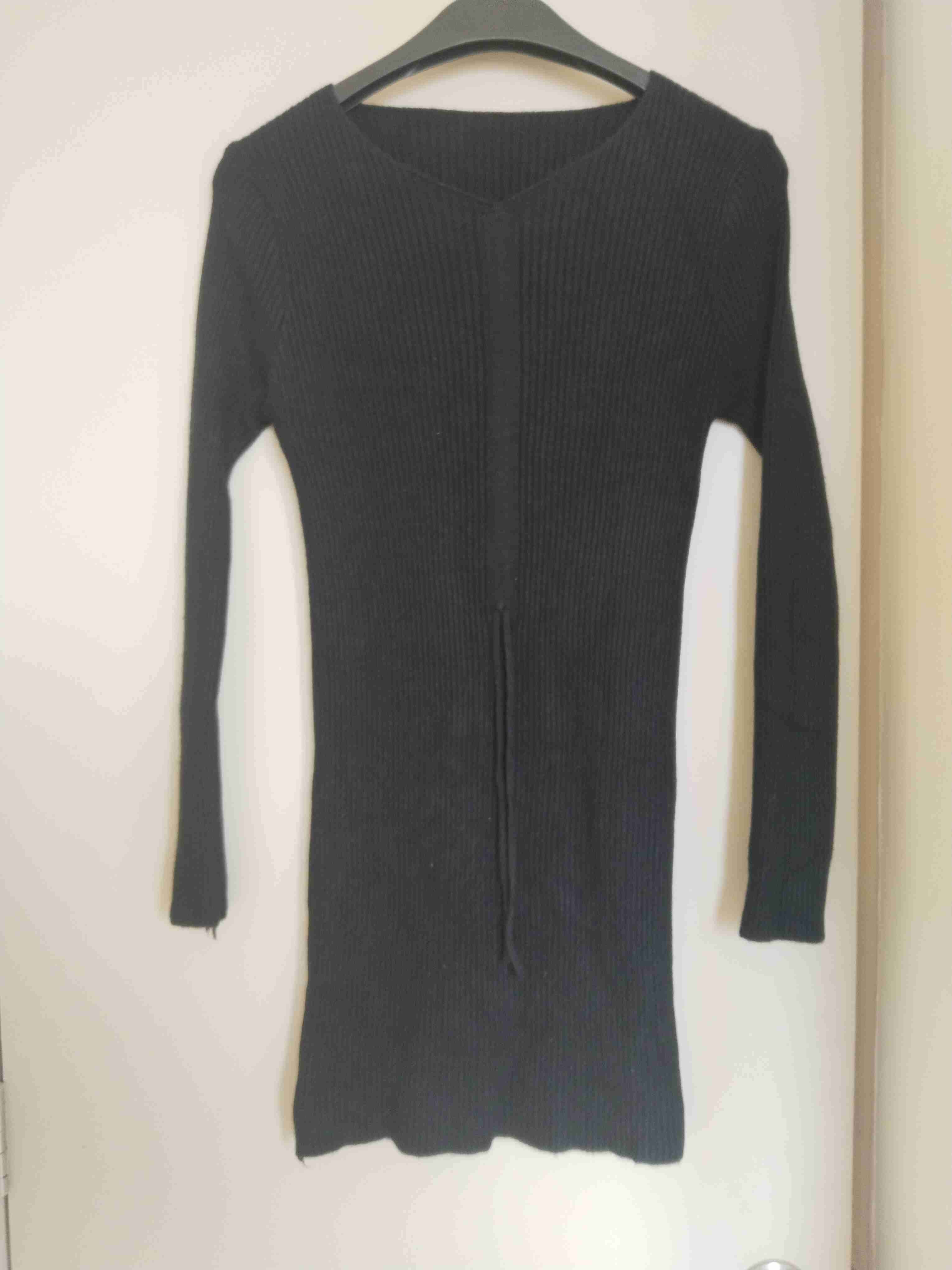 Vestido negro de invierno