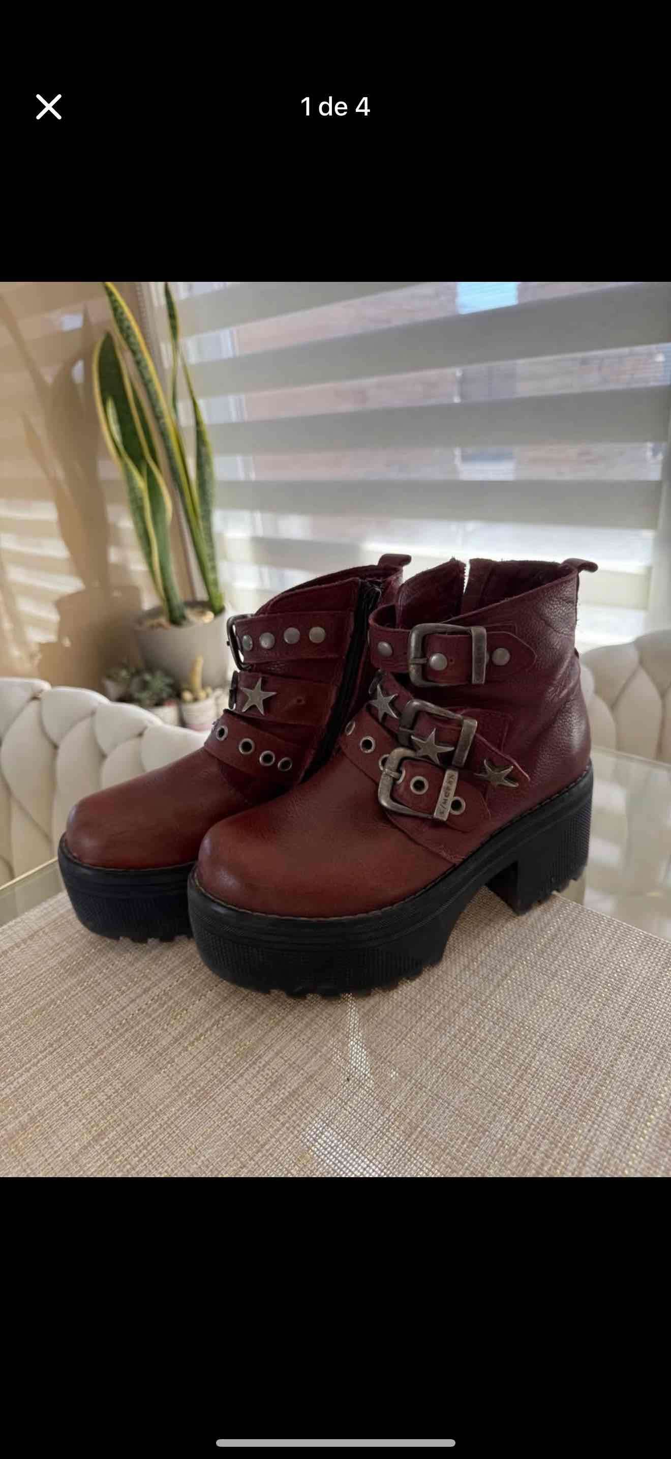 Botines burdeo Cmoran