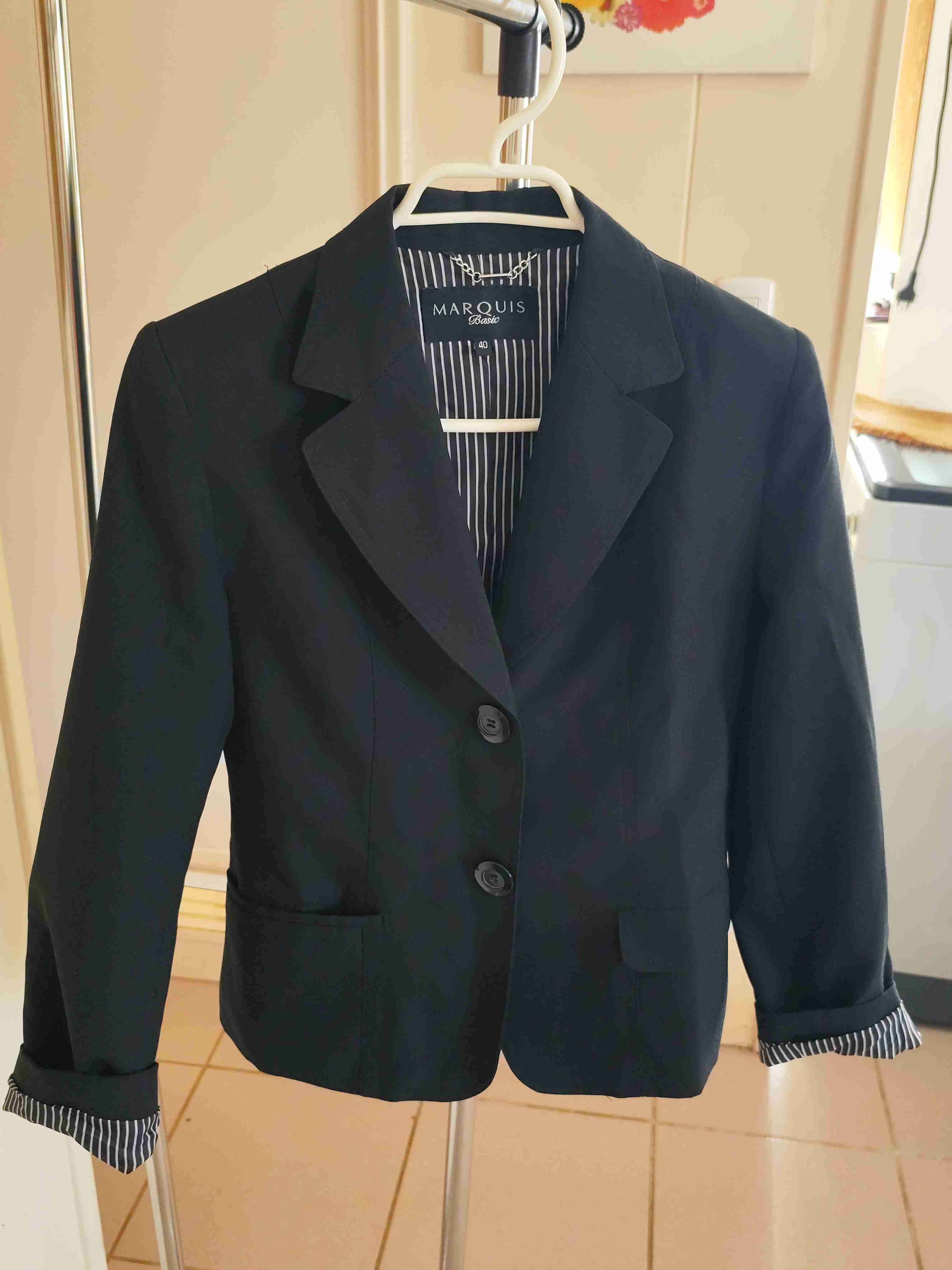 Blazer negro Marquis