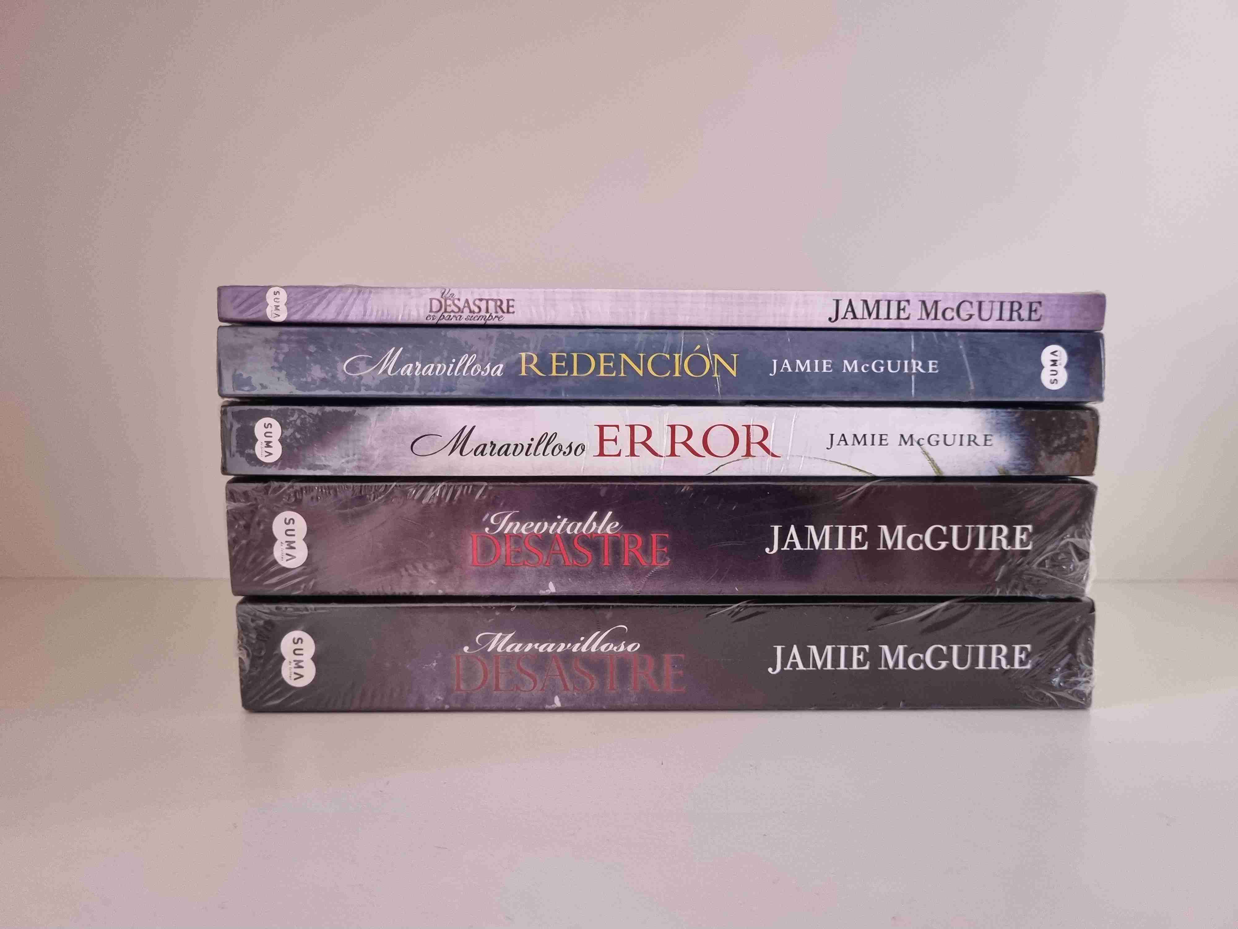 Set de libros Jamie McGuire 'Maravilloso Desastre'