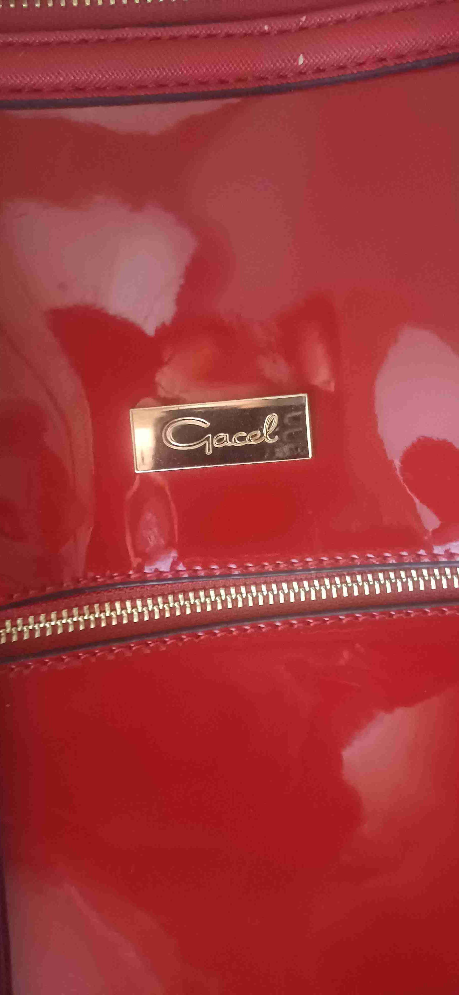 Cartera roja Gael elegante