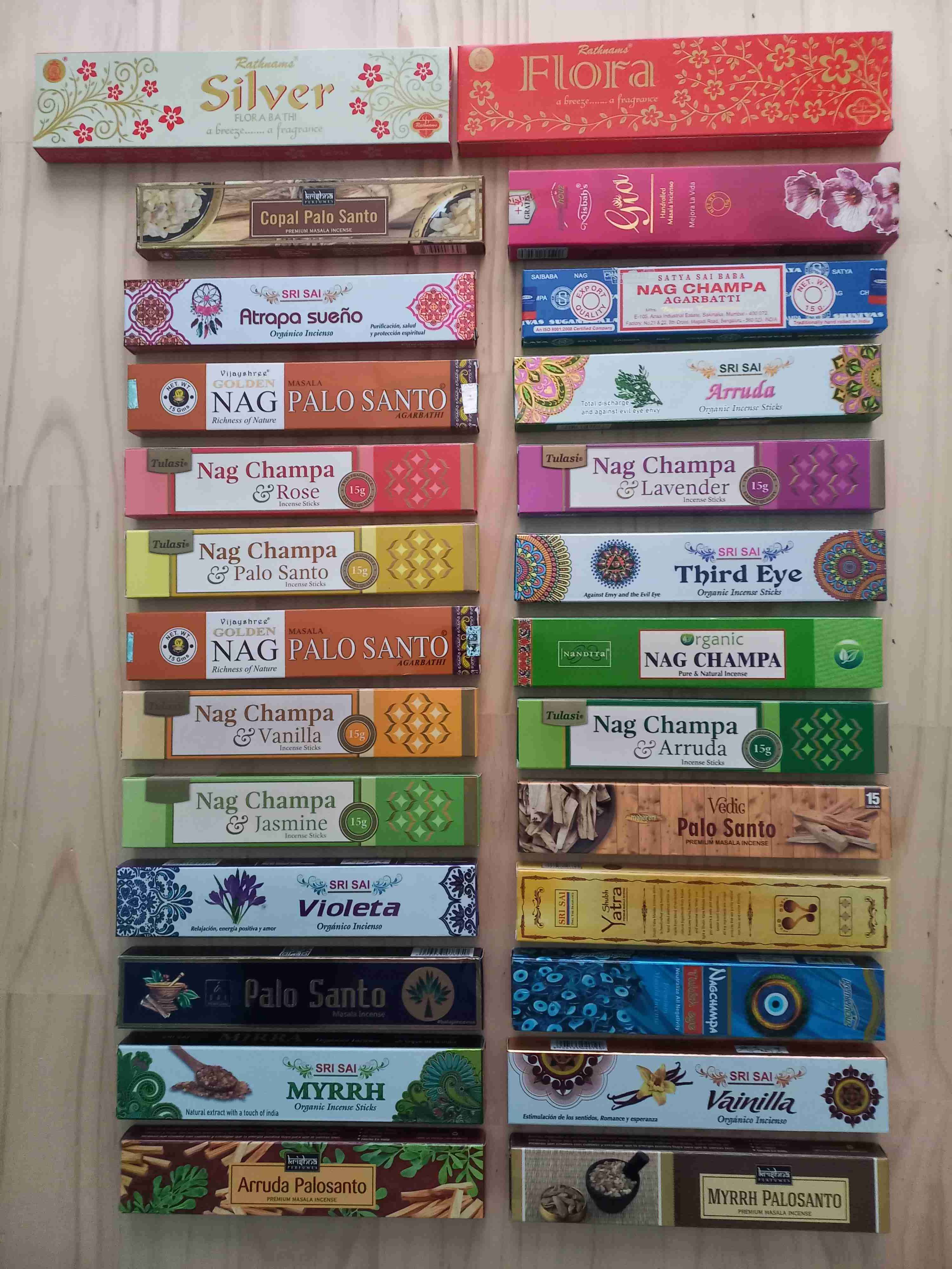 Set de incienso aromático