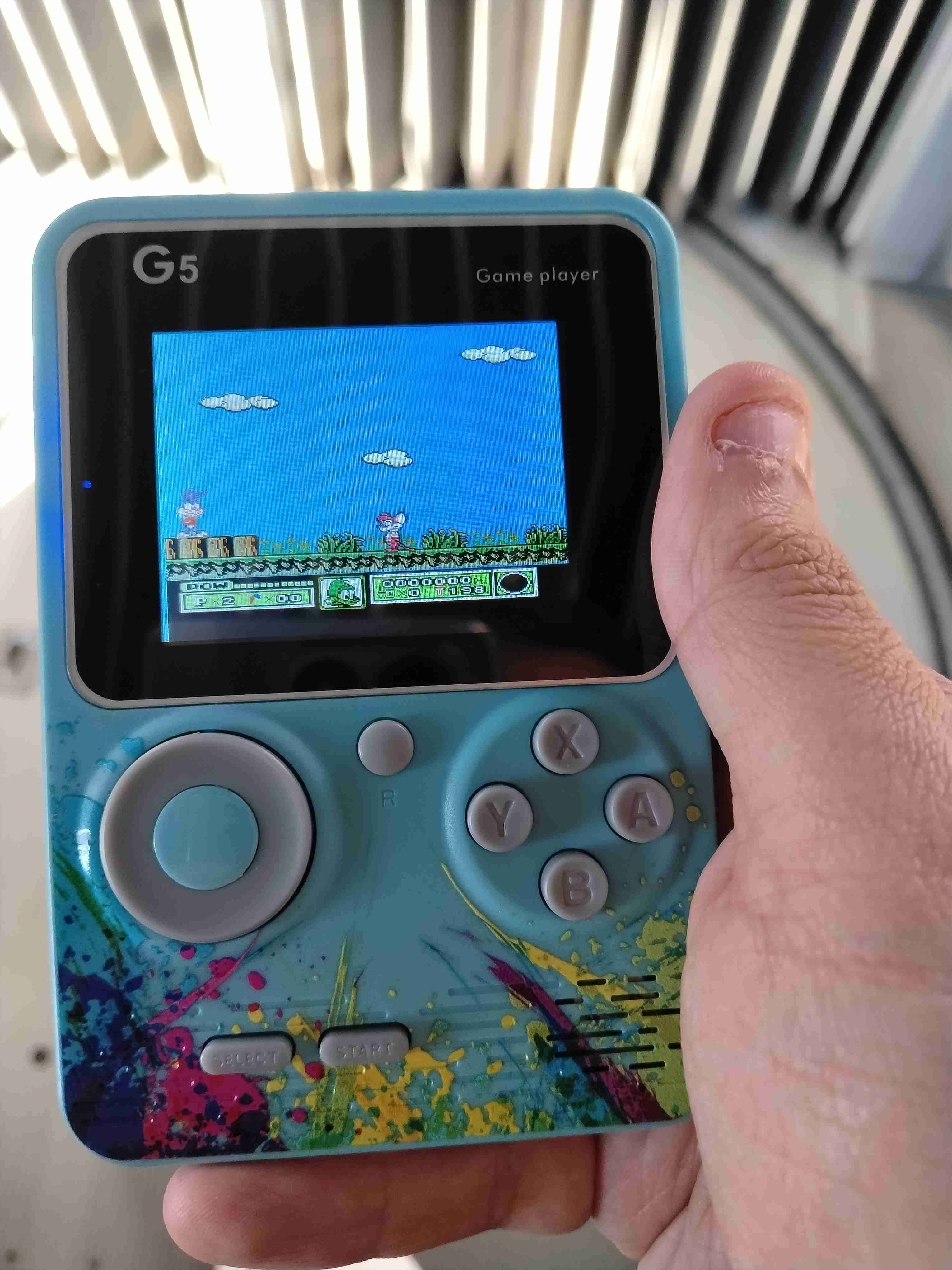 Consola portátil G5 multijuegos 8 bits 400 juegos