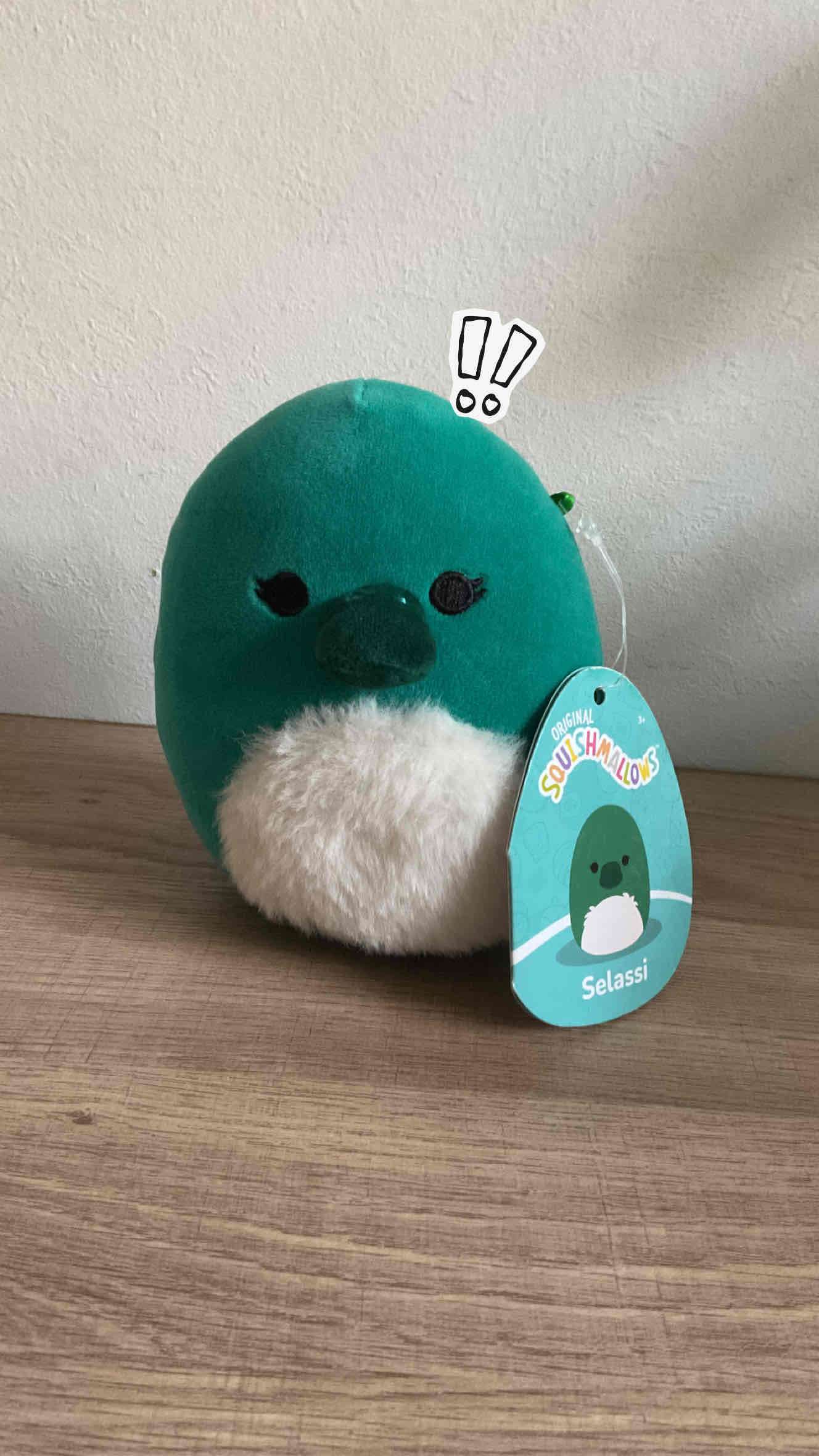 Peluche Squishmallows Selassi verde
