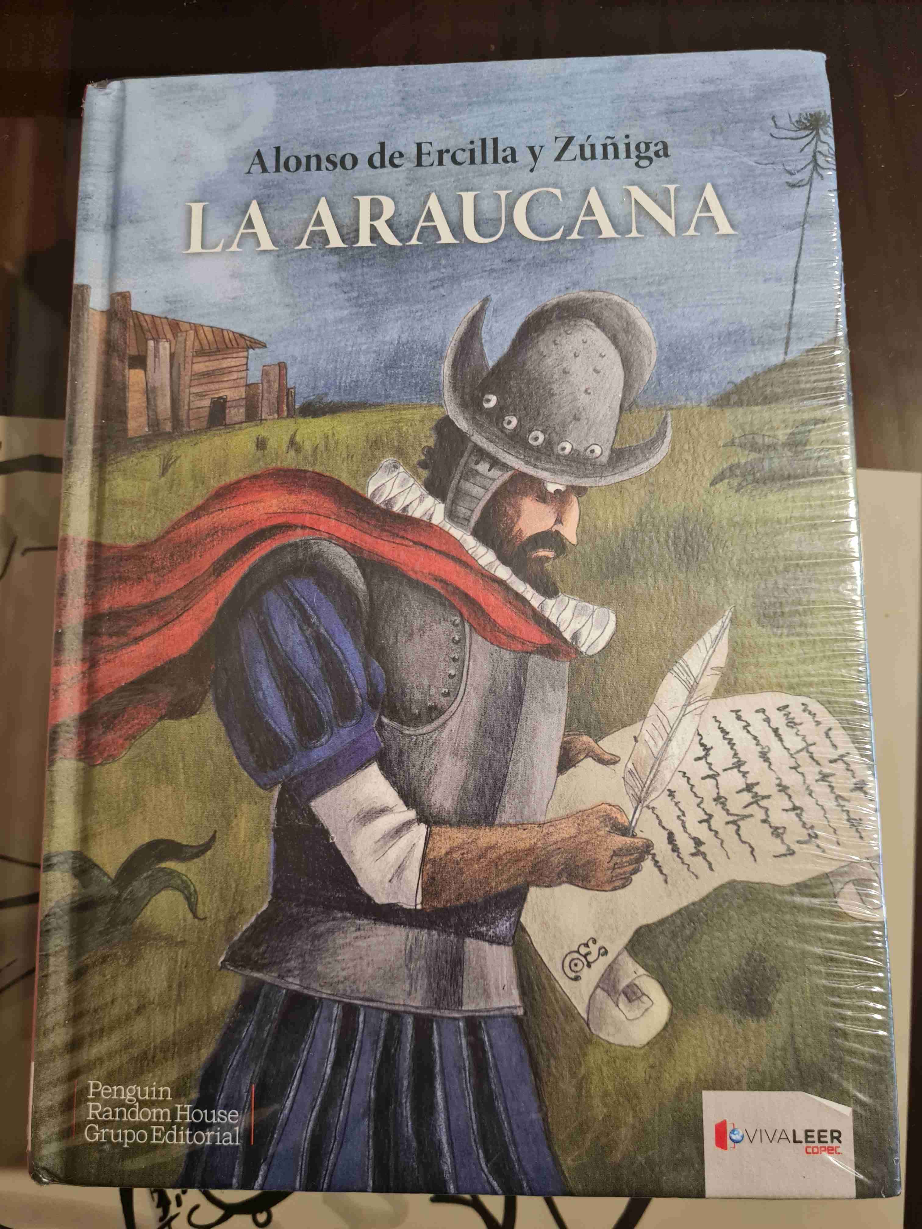 Libro La Araucana de Alonso de Ercilla