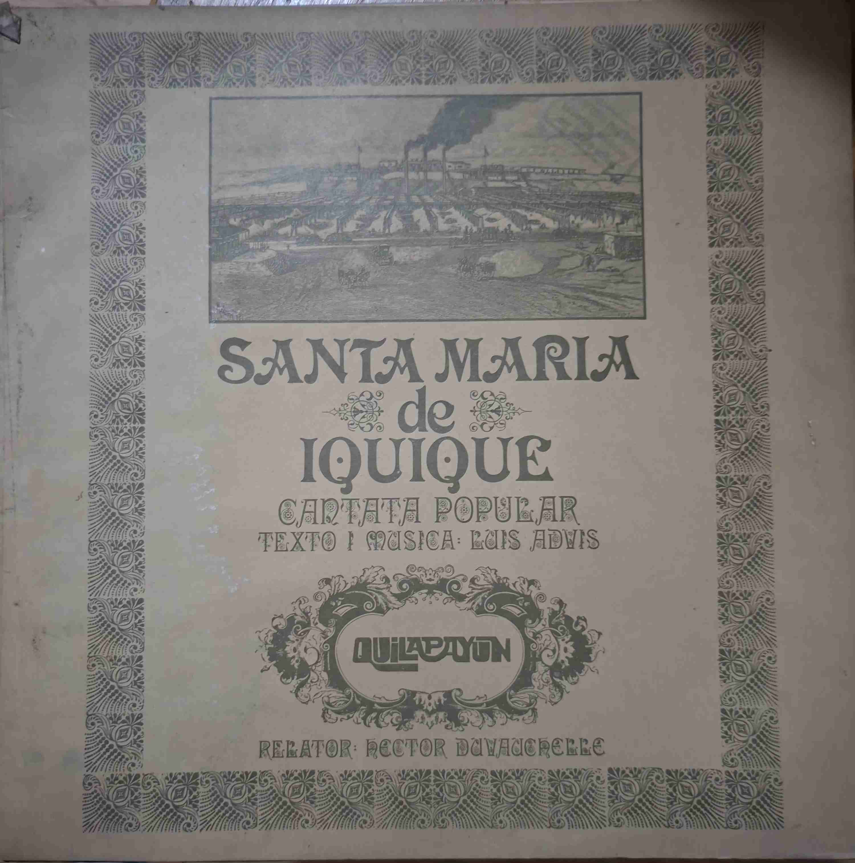 Vinilo Santa María de Iquique