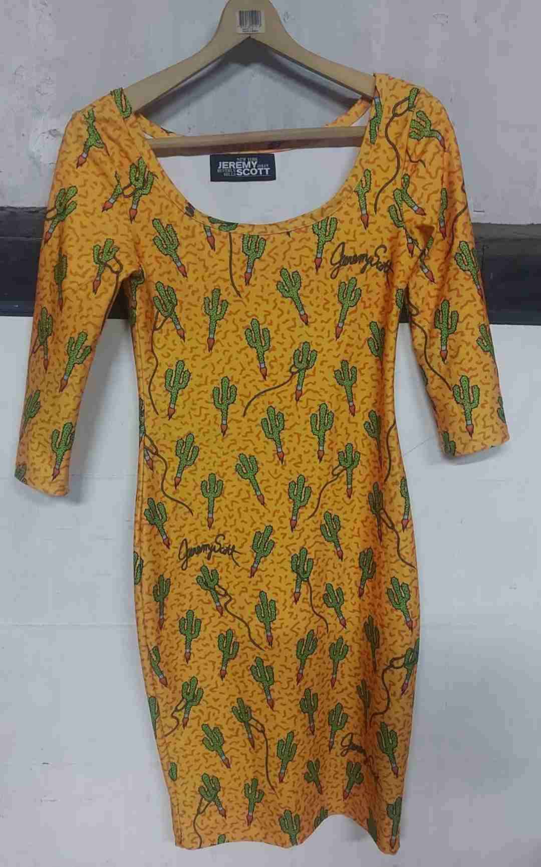 Vestido estampado cáctus Jeremy Scott