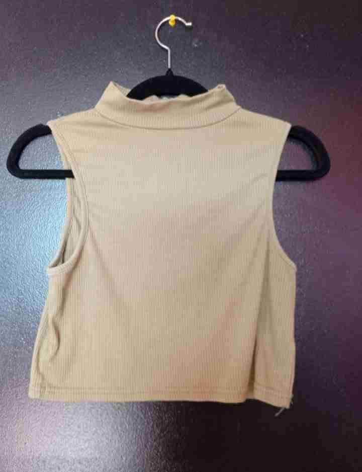 Crop top verde talla XL