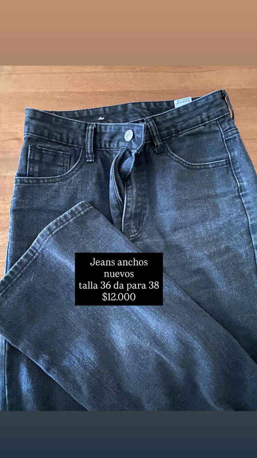 Jeans anchos nuevos negros