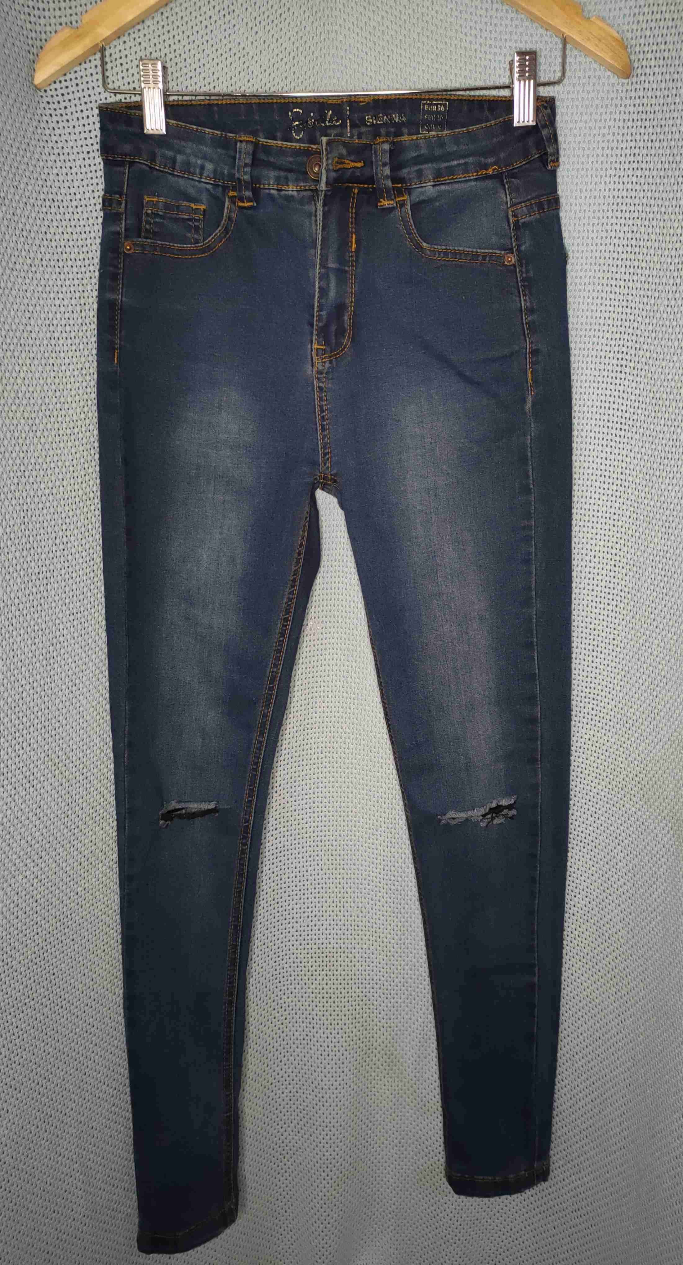 Jeans azul oscuro mujer