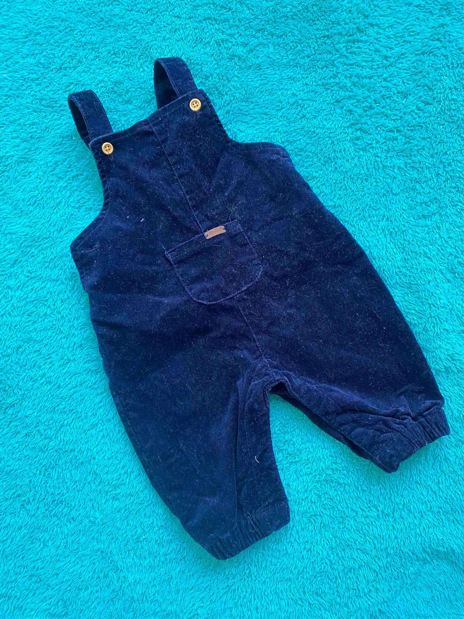 Jardinera azul bebé