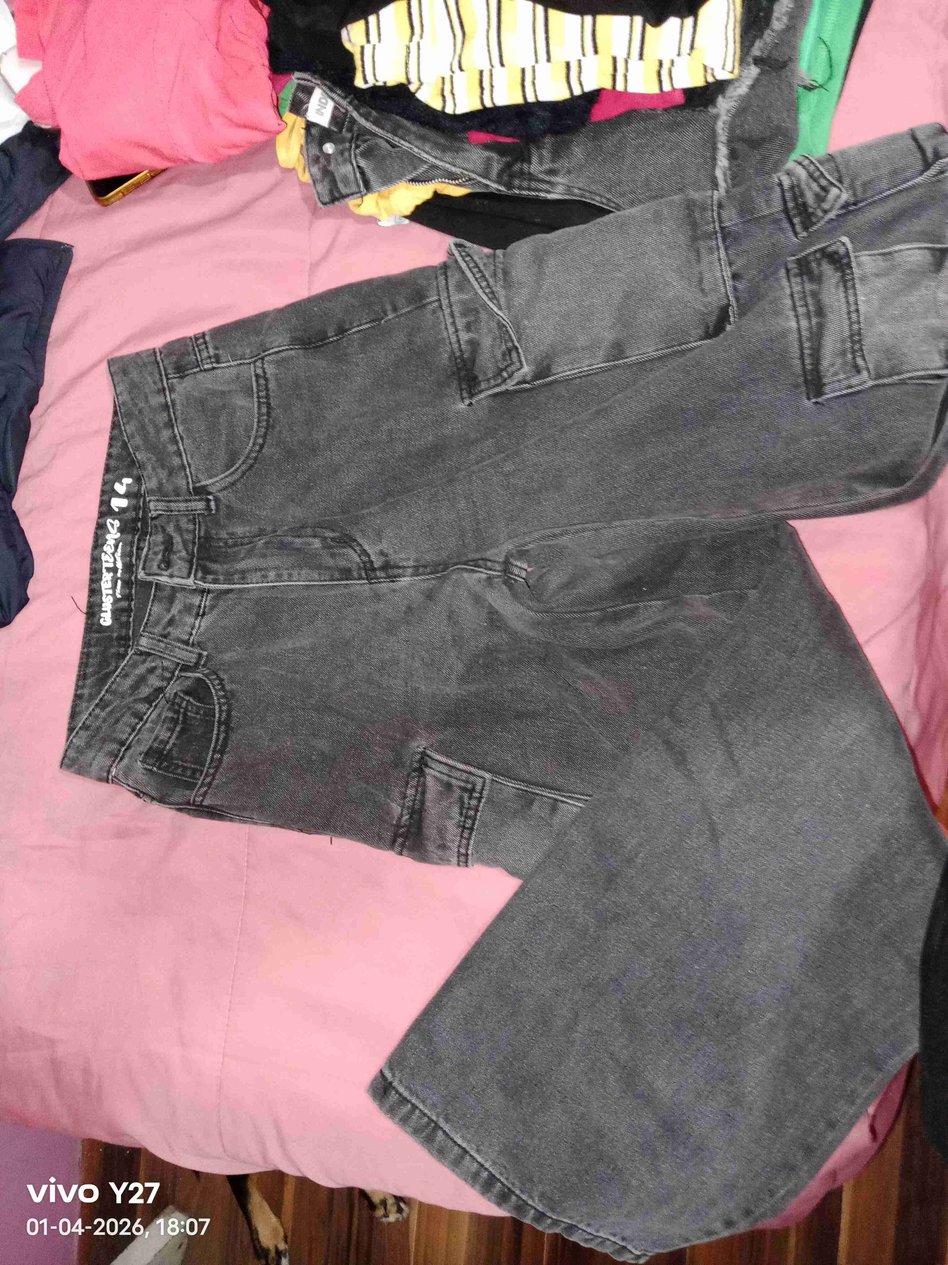 Pantalones cargo negros