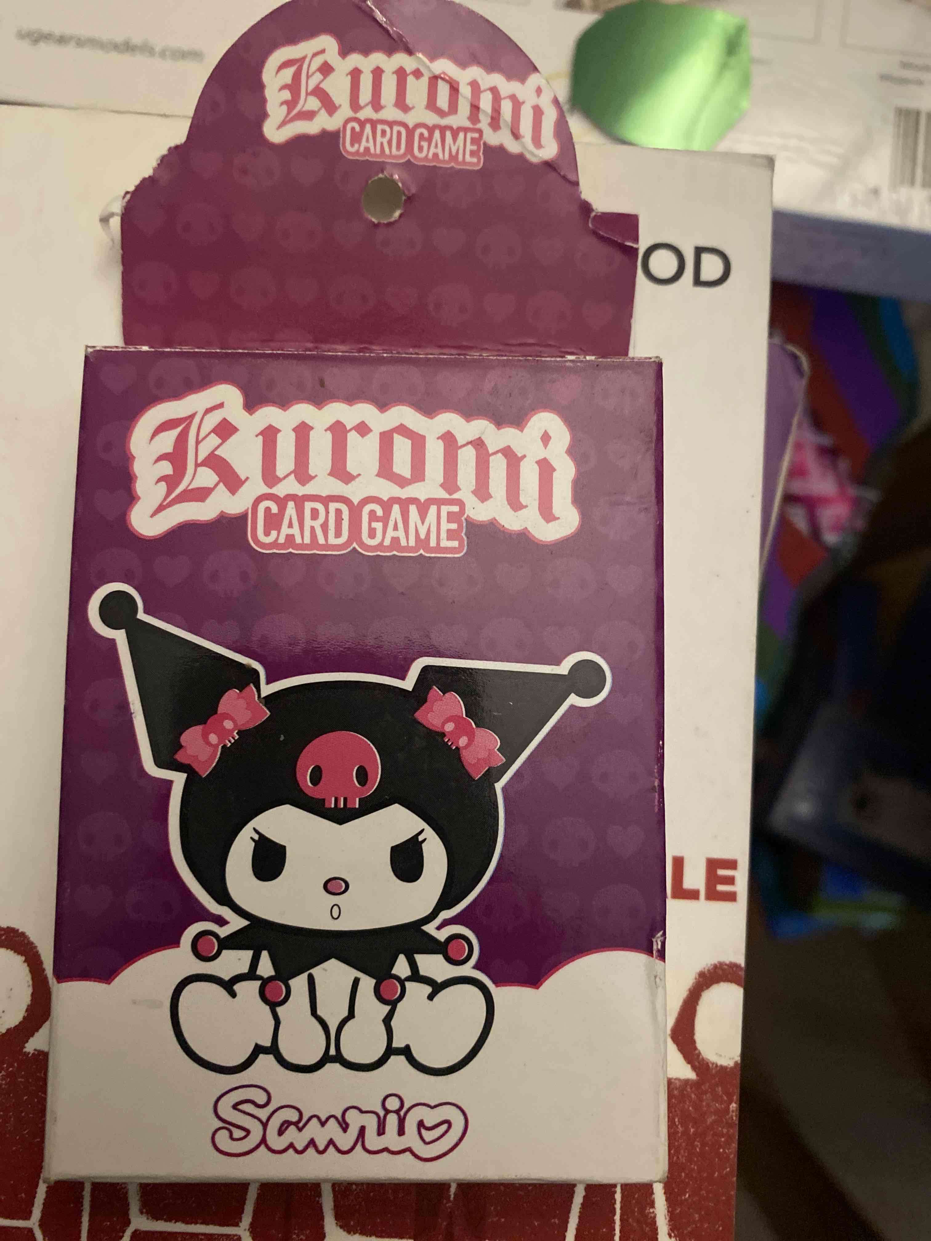 Juego de cartas Kuromi