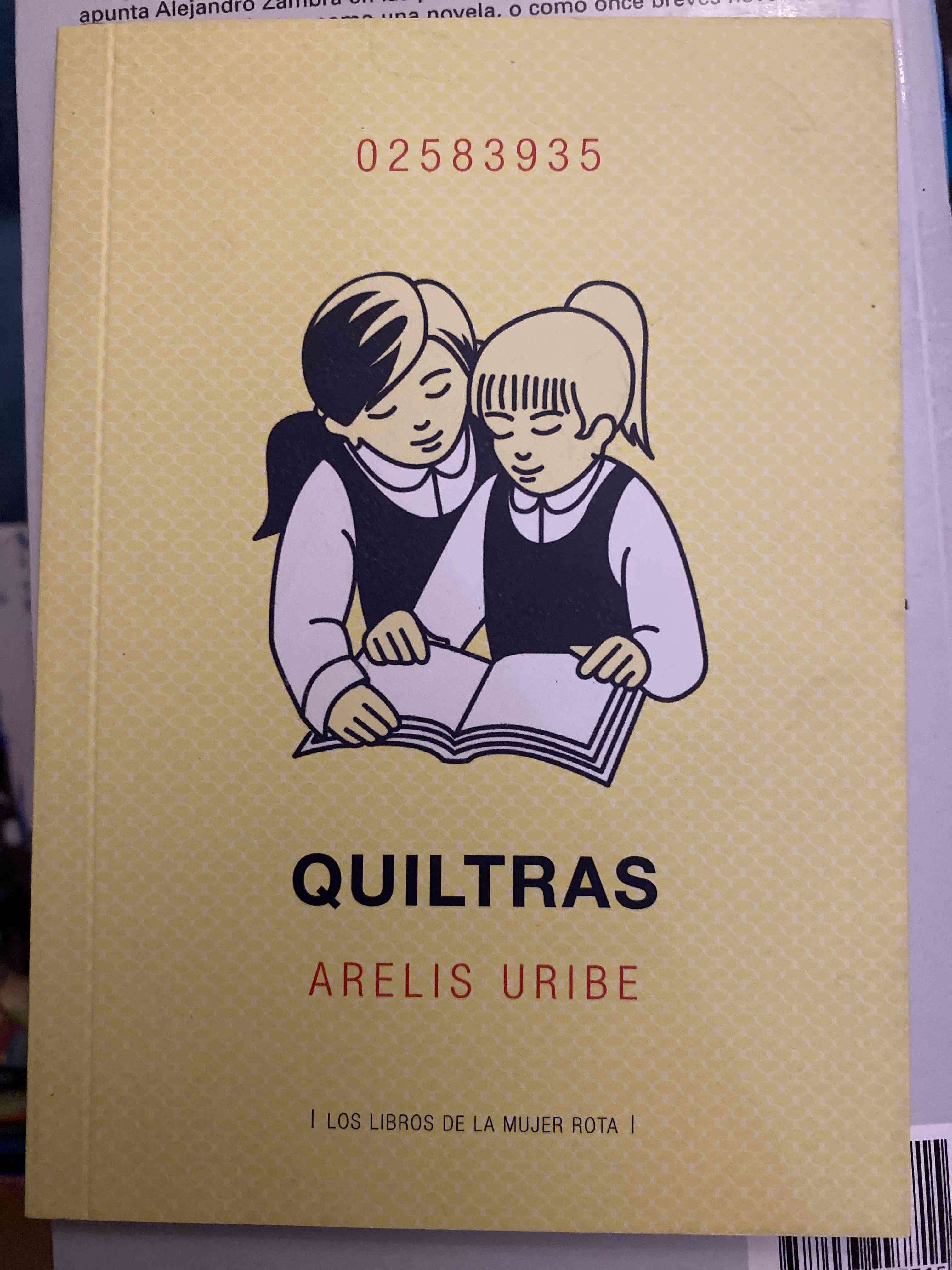 Libro 'Quiltras' de Arelis Uribe