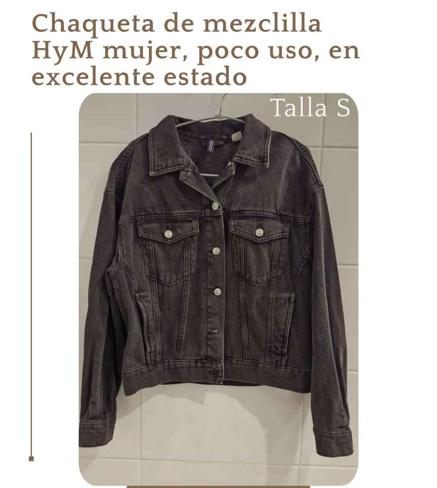 Chaqueta de mezclilla H&M mujer