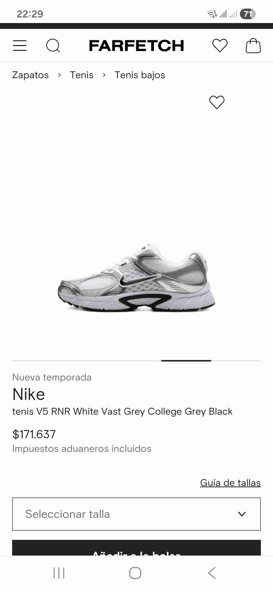 Zapatillas Nike V5 RNR Hombre