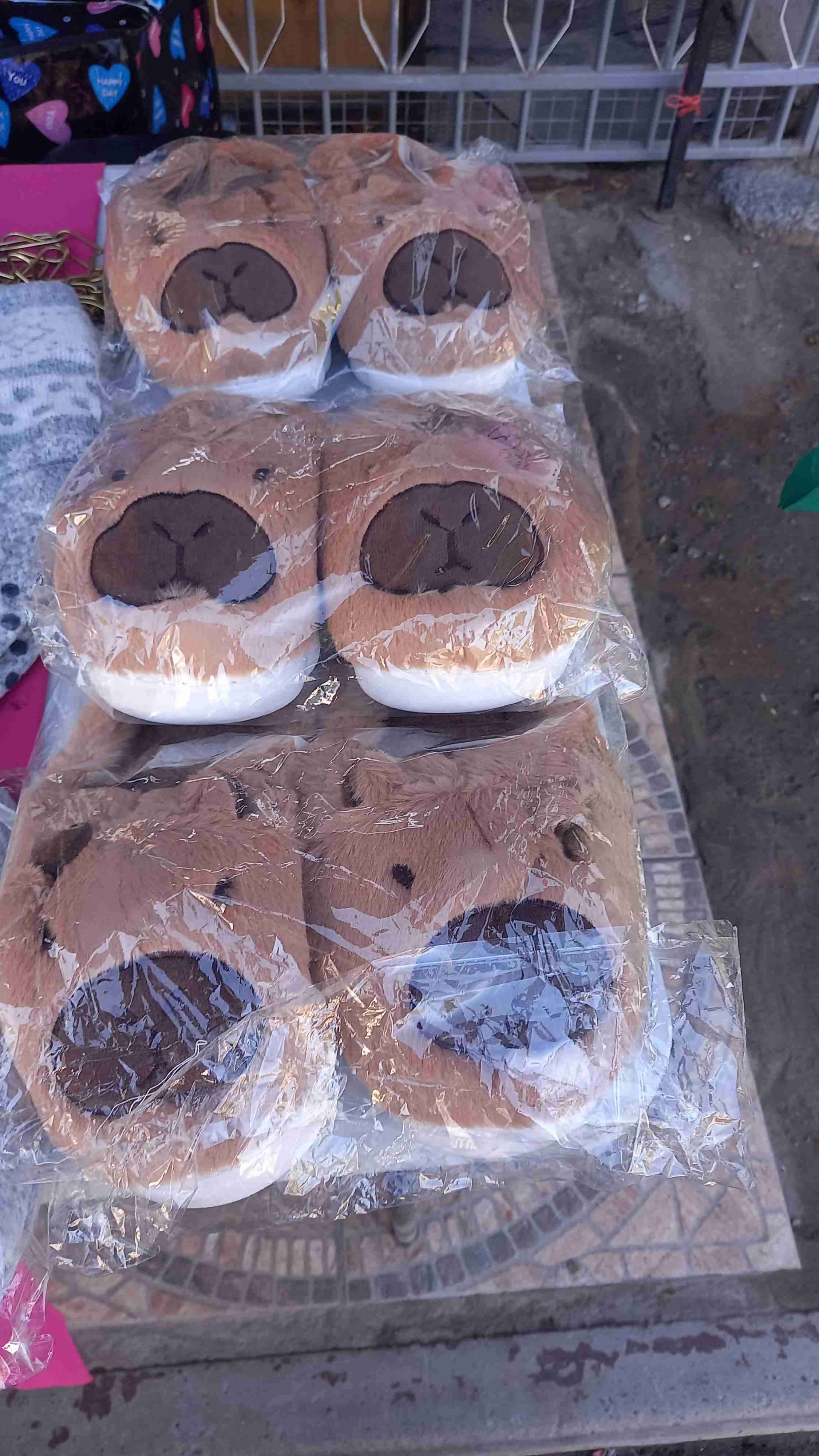 Pantuflas de Capibara