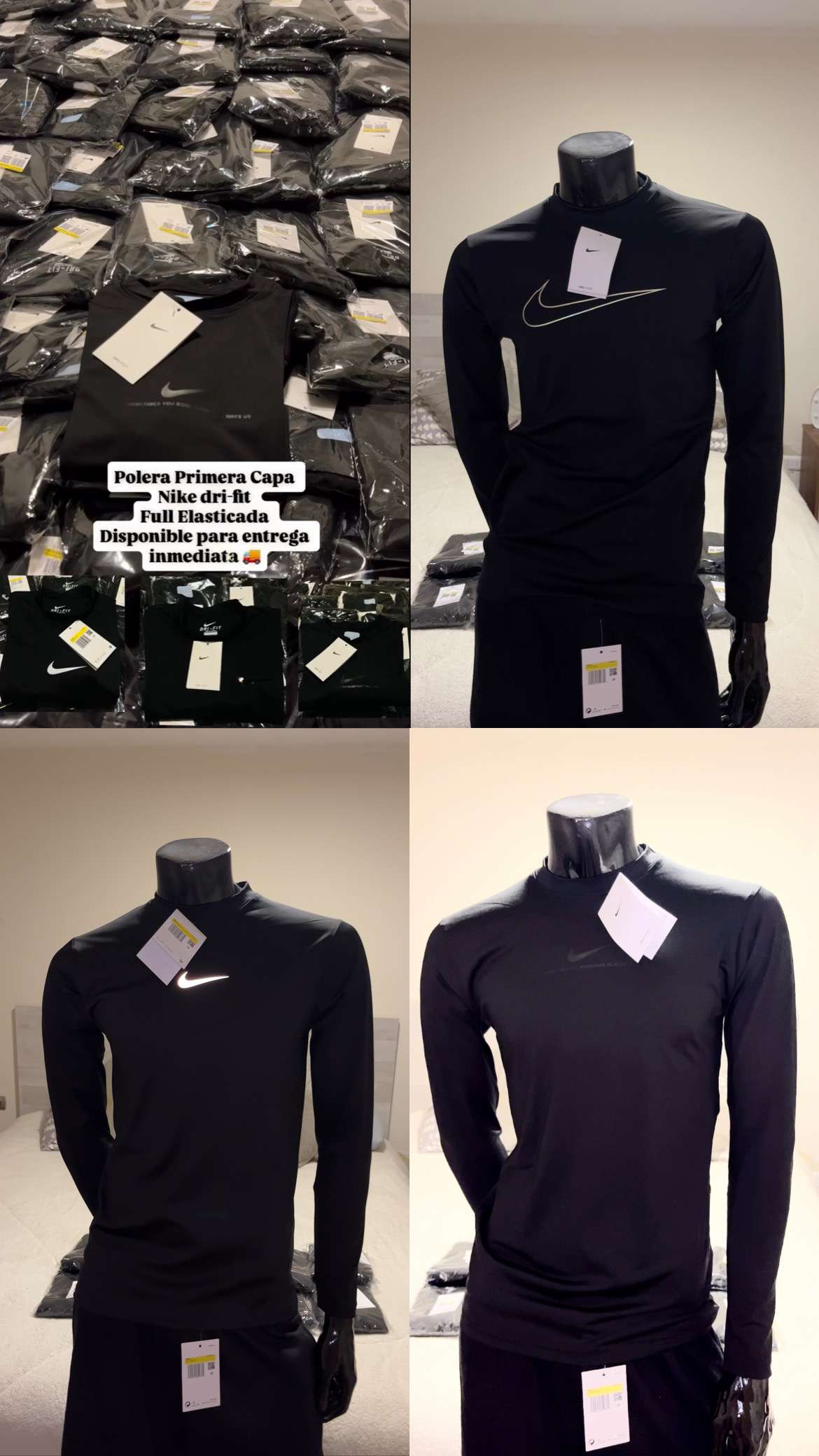 Polera primera capa Nike Dri-Fit