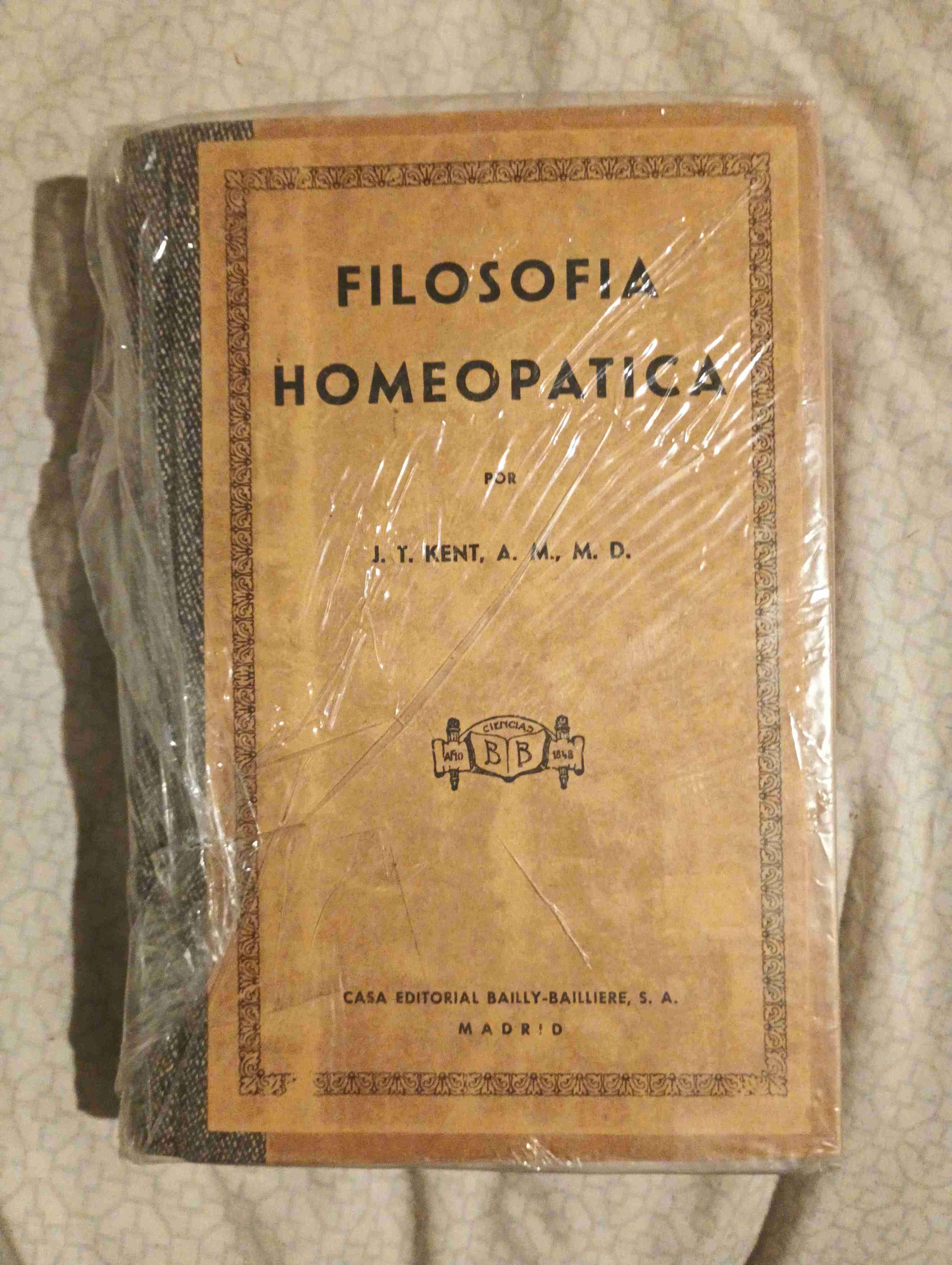 Libro Filosofía Homeopática