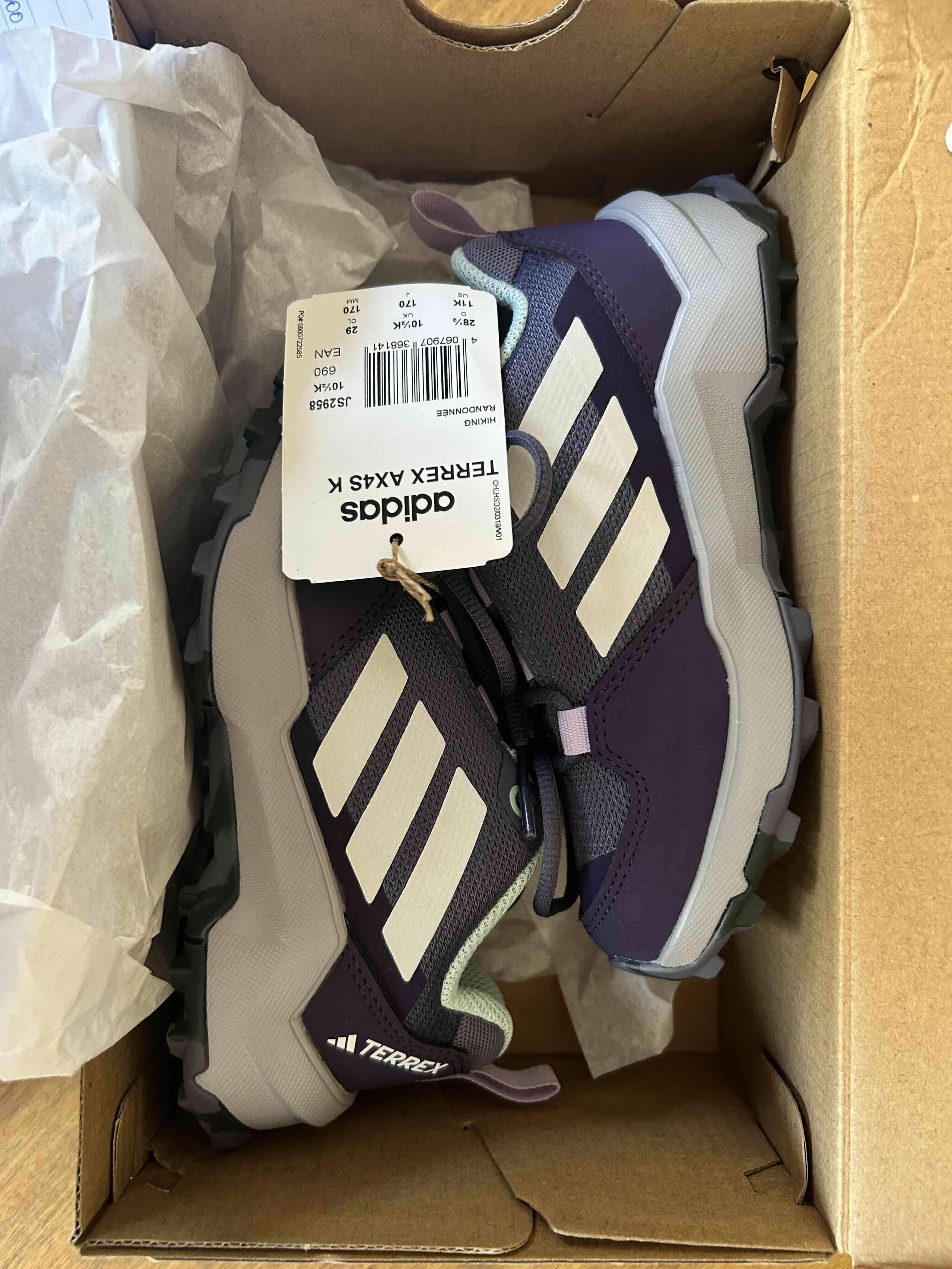 Zapatillas terrex Adidas moradas