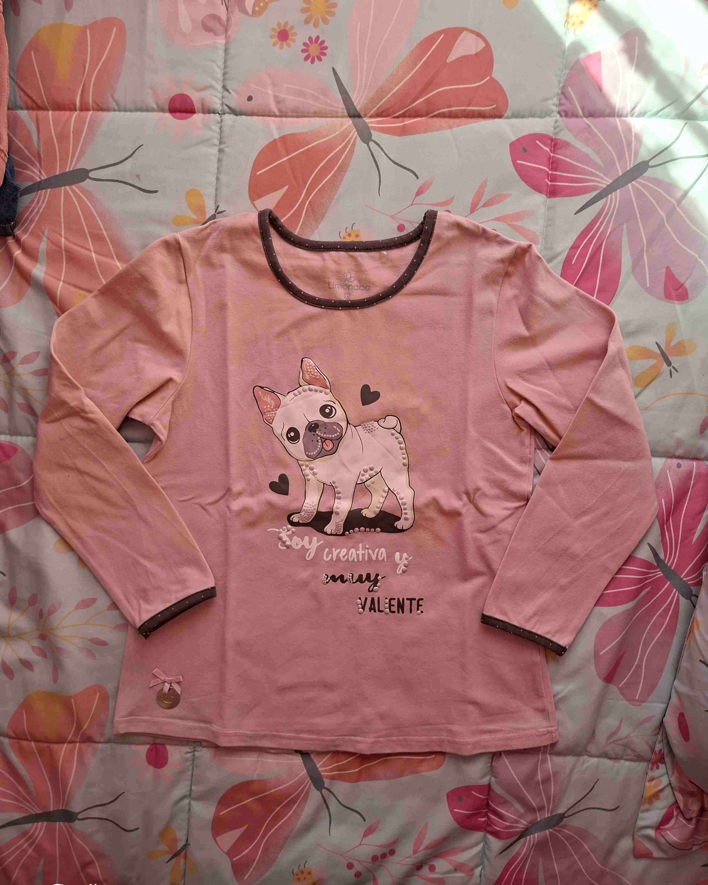Poleras manga larga infantil limonada.