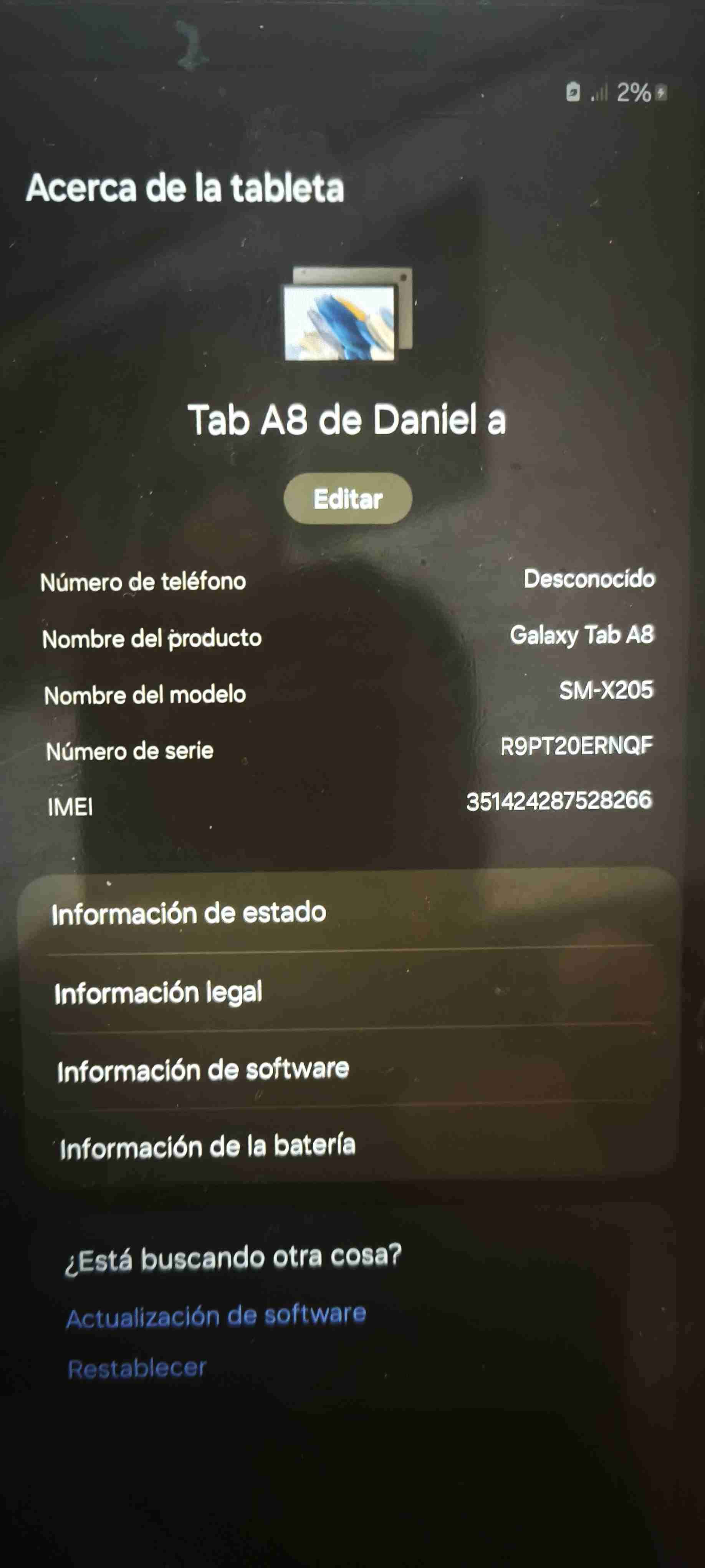 tablet Samsung galaxy Tab A8 Android - 3