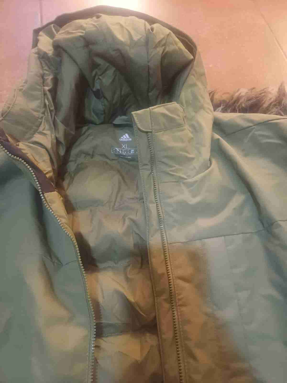 Parka hombre impermeable verde oliva - miniatura 2