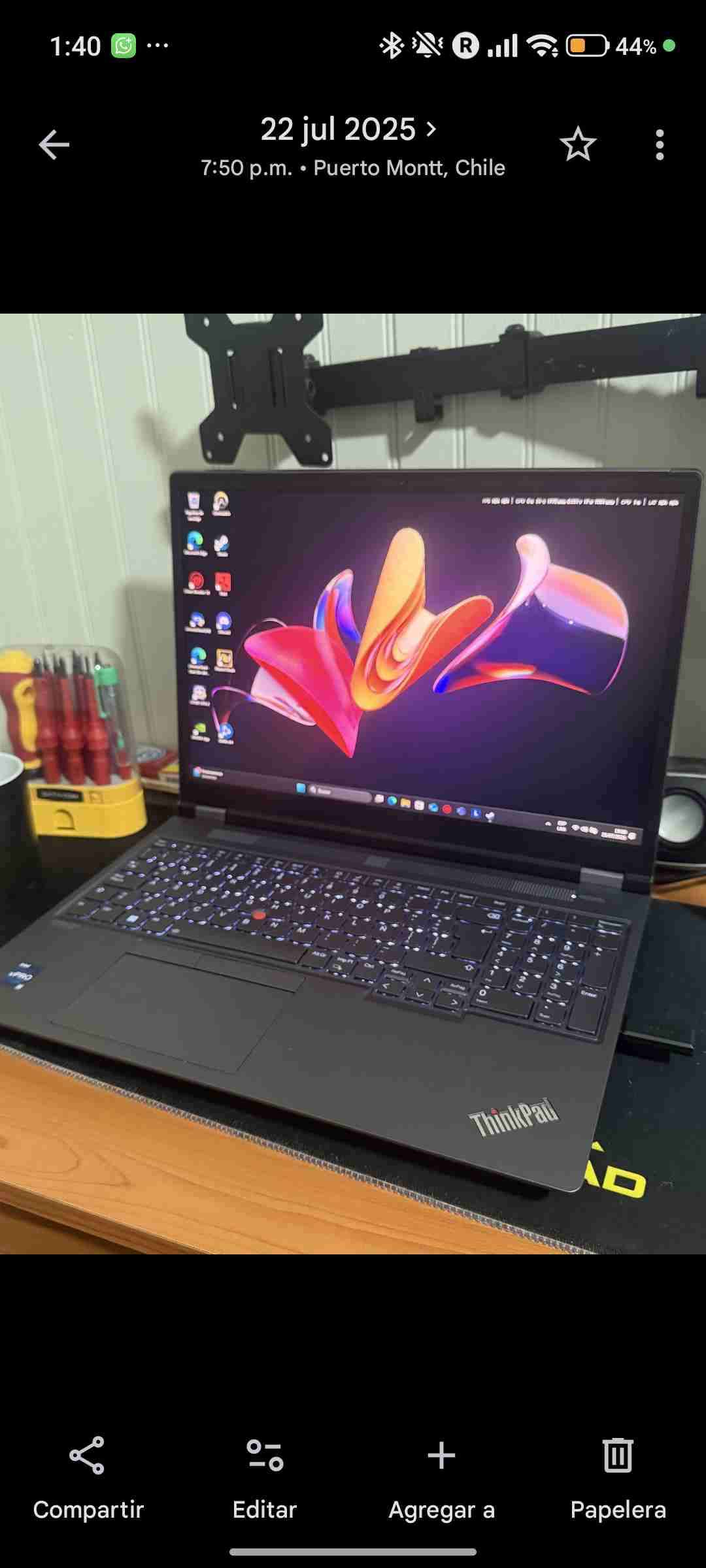 Lenovo Thinkpad p16 gen 2 - miniatura 1
