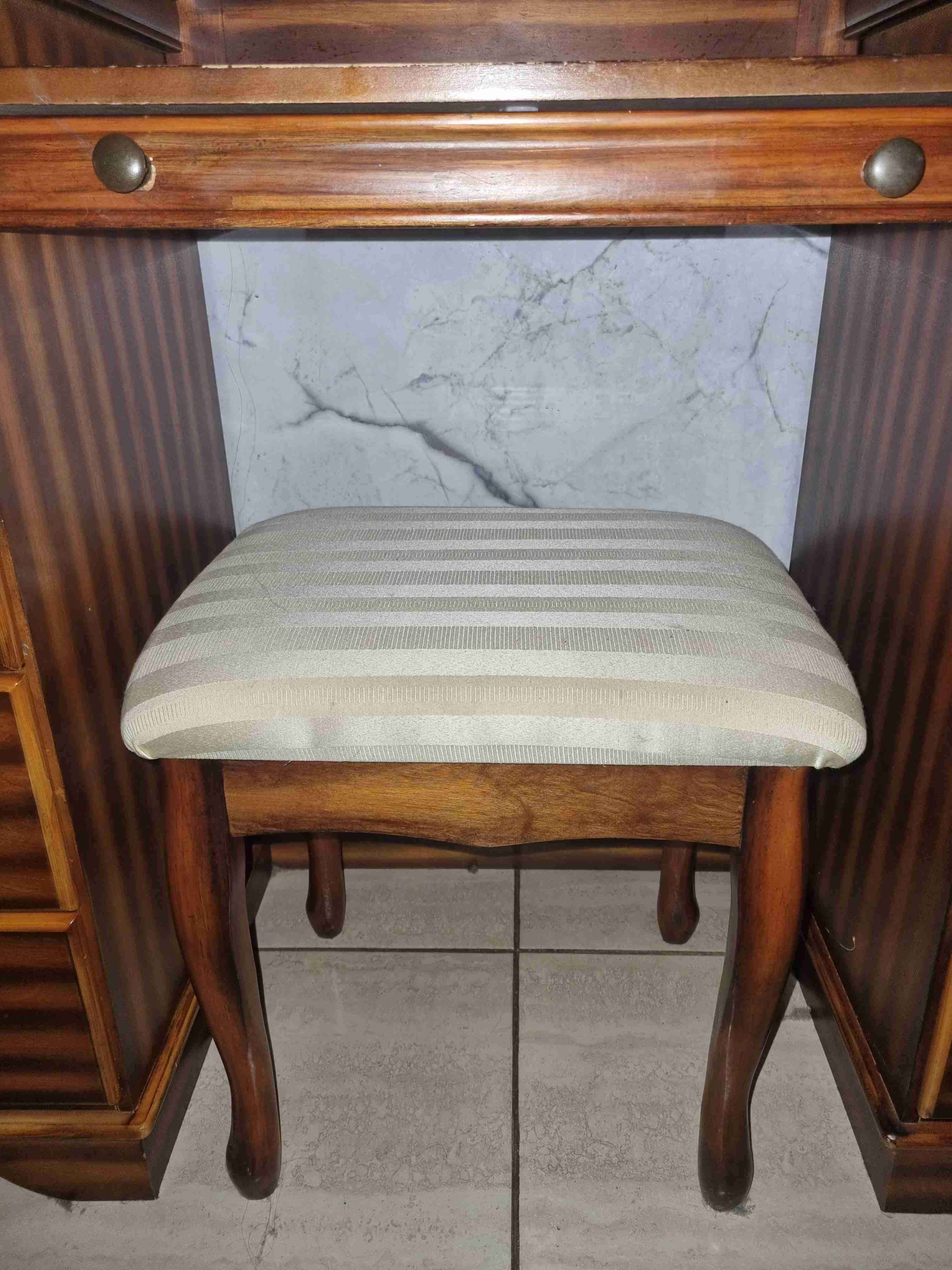 Tocador mueble clásico café - miniatura 3