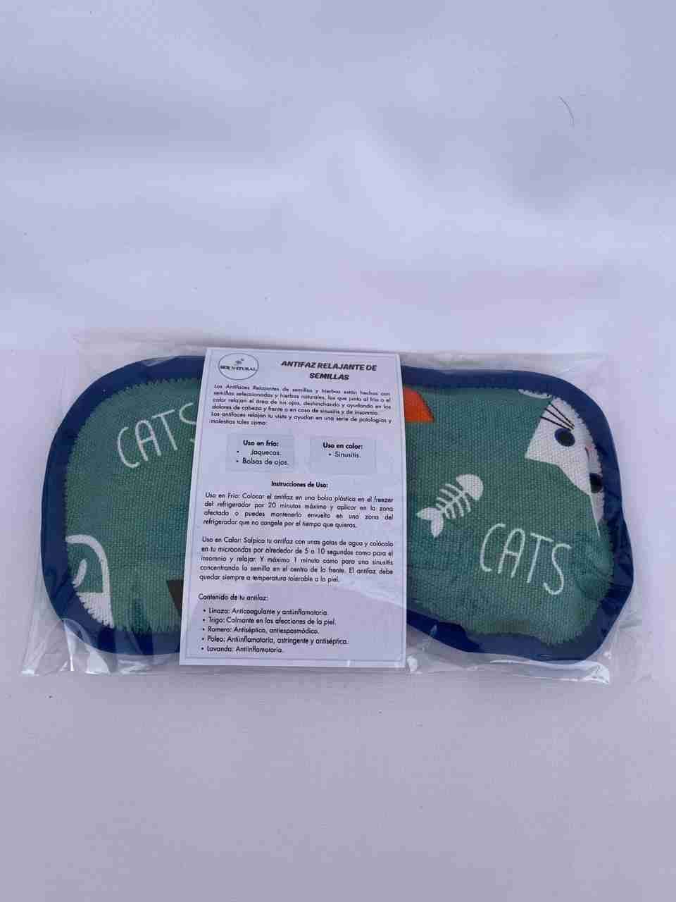 Antifaz relajante de semillas