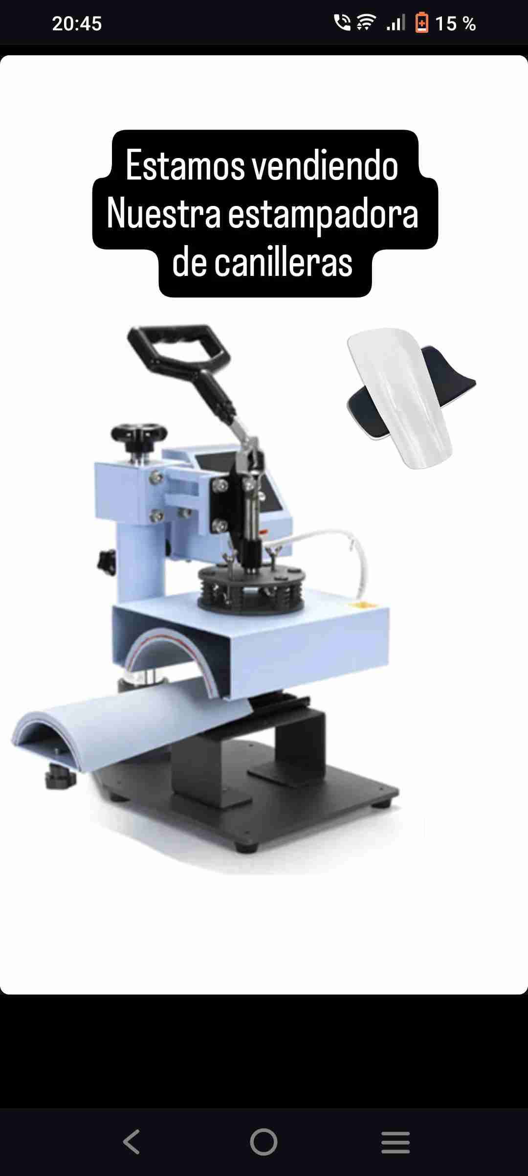 Estampadora de canilleras azul - miniatura 1