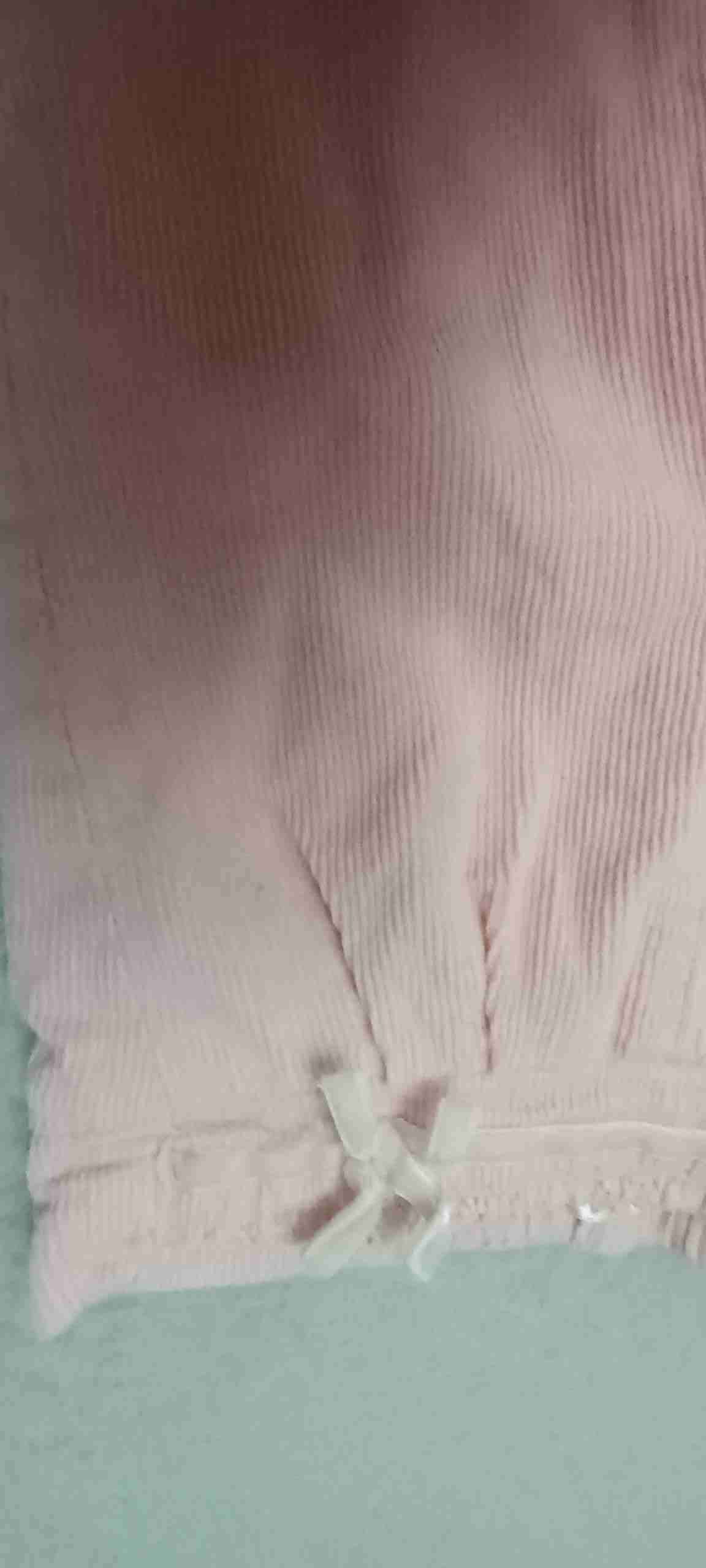 Pantalones bebé rosados Yamp 6 meses cotelé - miniatura 3